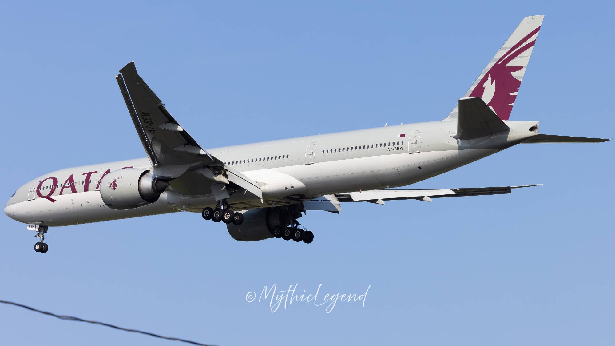 Qatar Airways A7-BEW at KJFK by MythicLegend