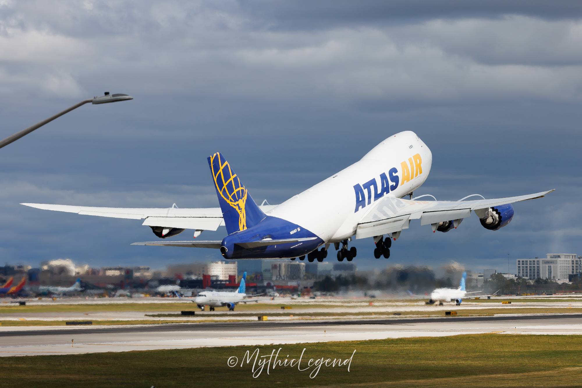 Atlas Air N854GT at KORD by MythicLegend