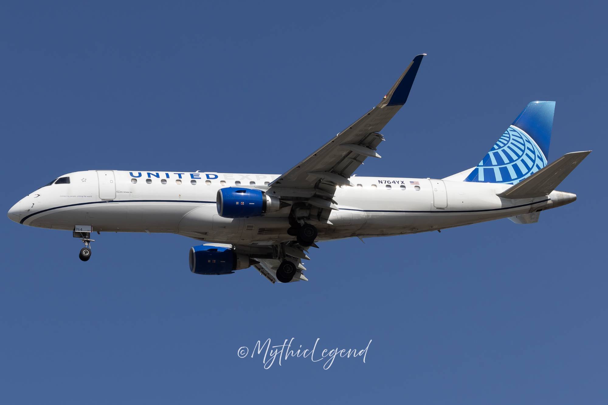 United Express N764YX at KEWR by MythicLegend