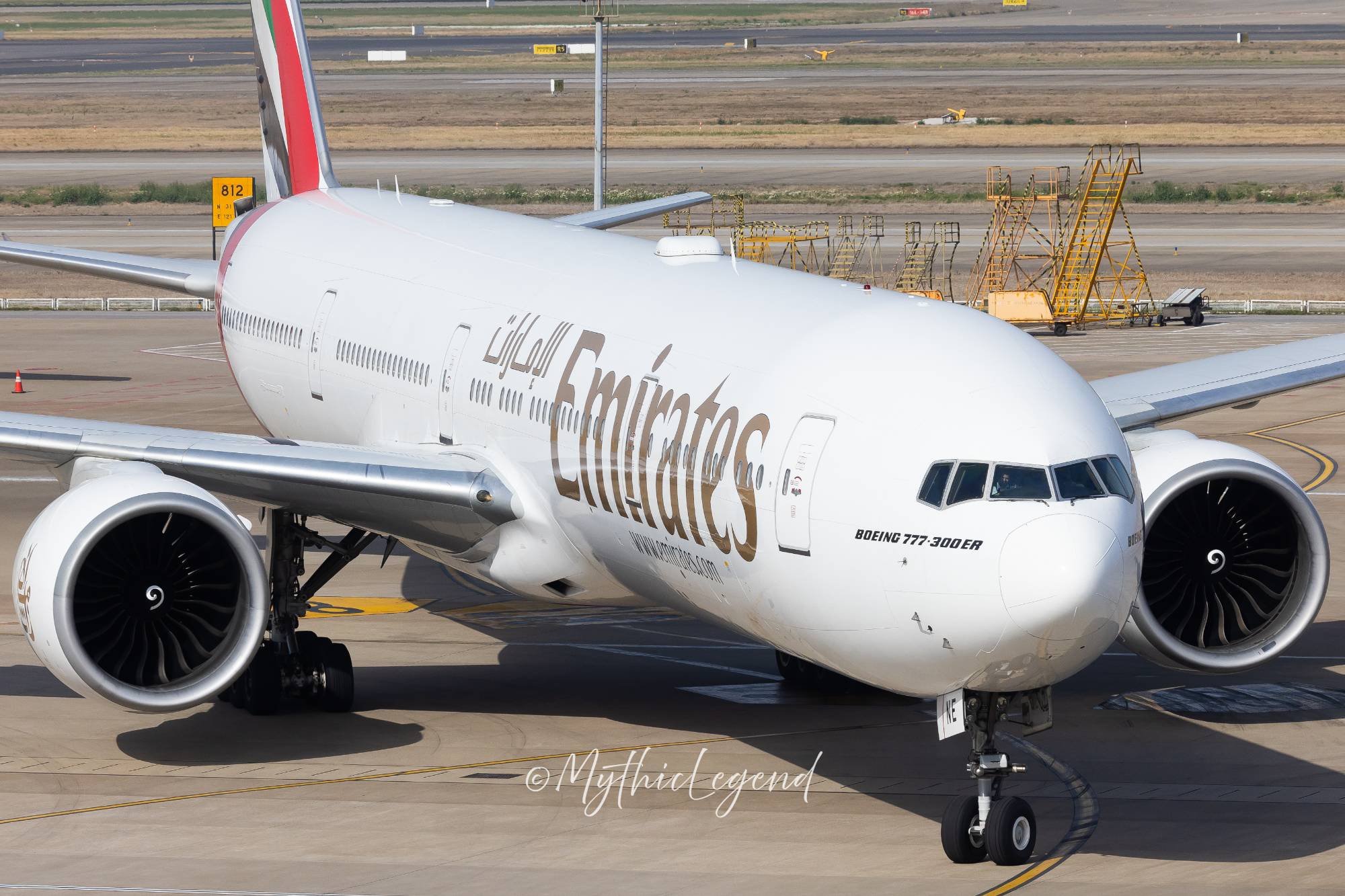 Emirates A6-ENE at ZSPD by MythicLegend