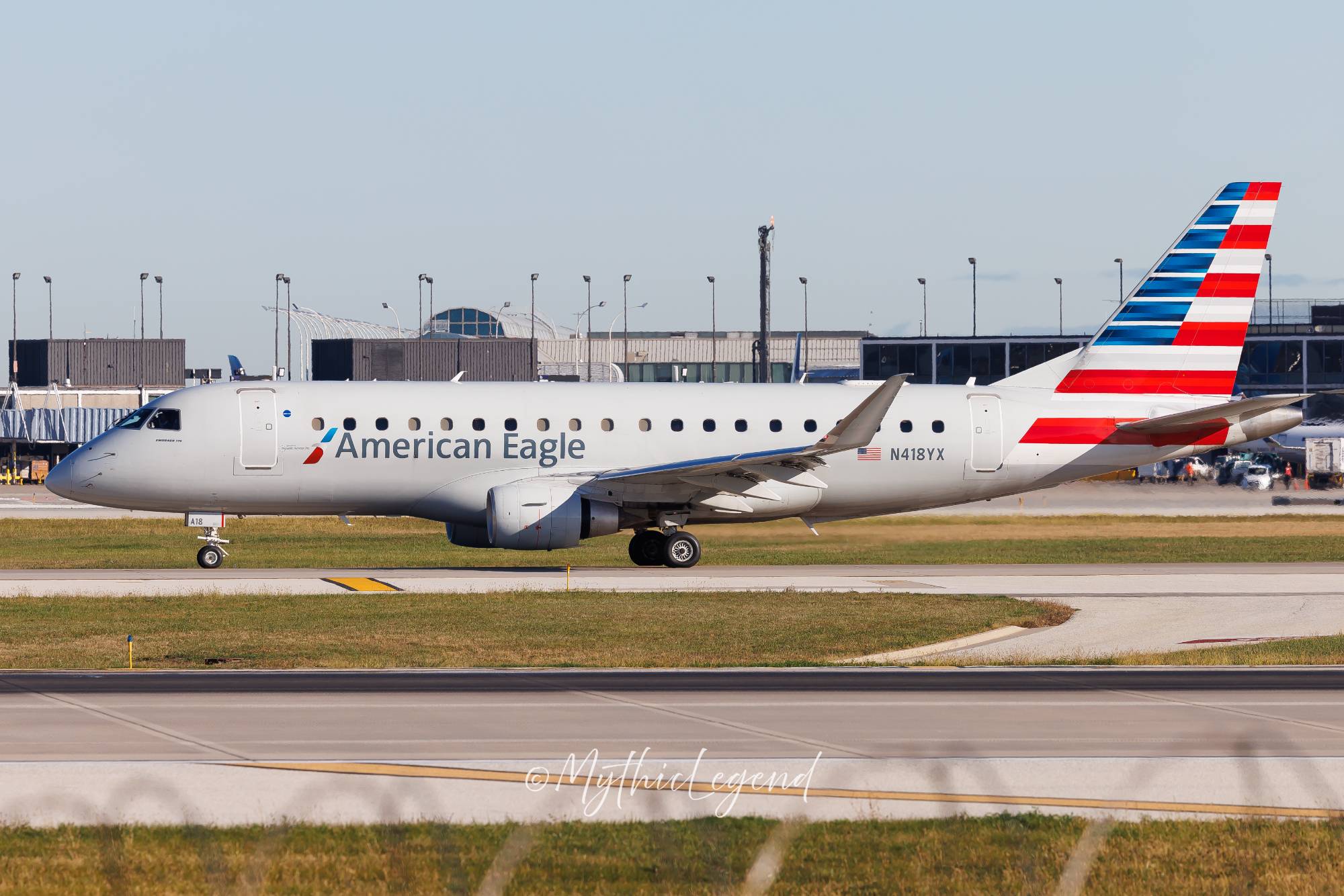 American Eagle N418YX at KORD by MythicLegend