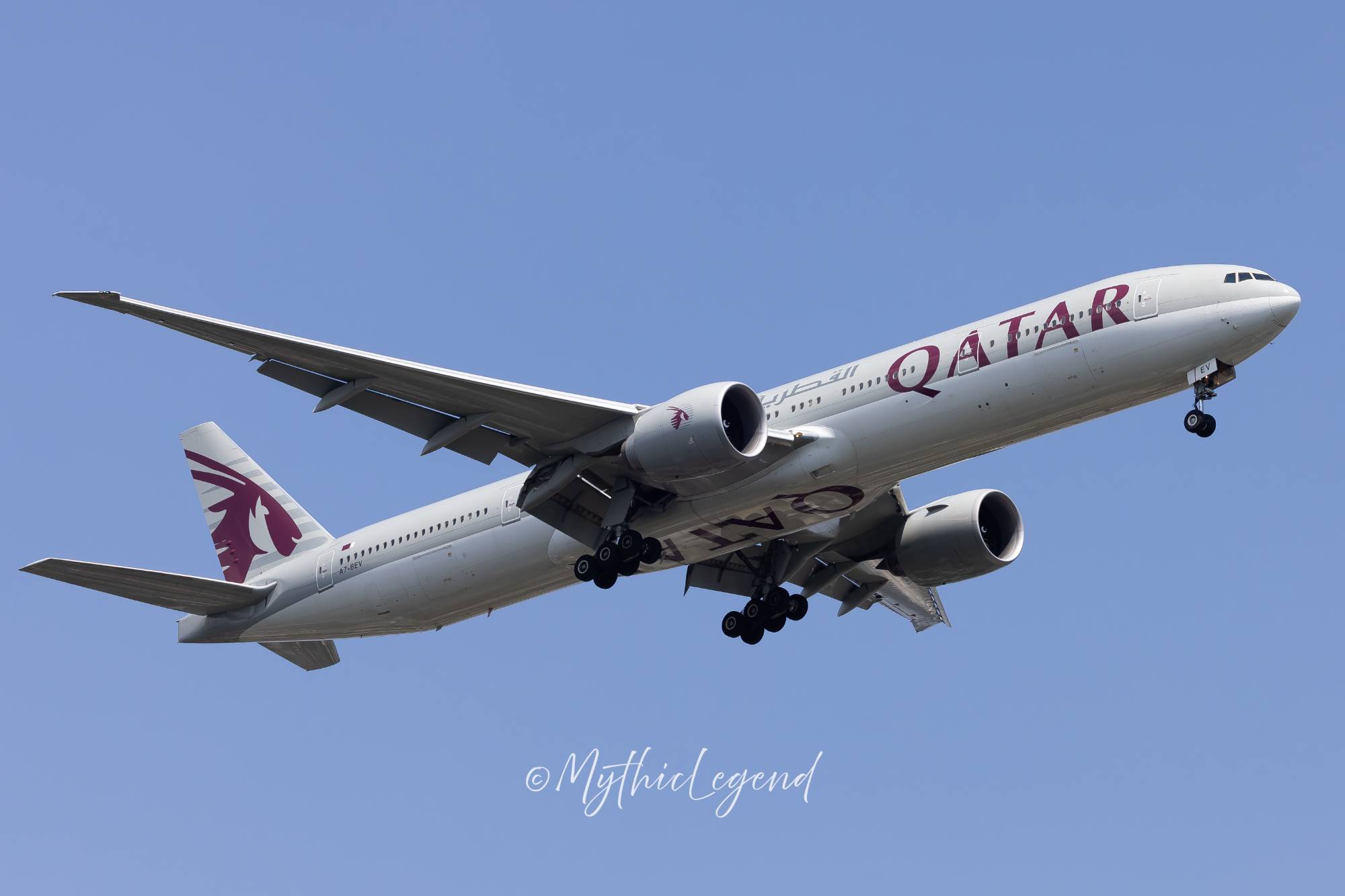 Qatar Airways A7-BEV at KJFK by MythicLegend