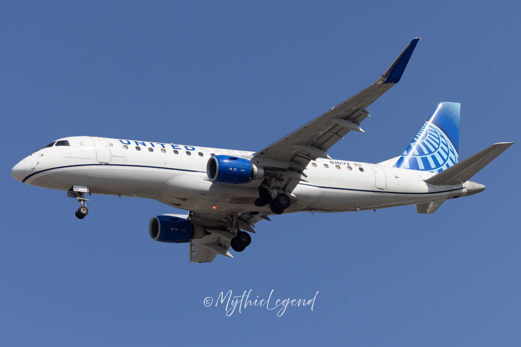 United Express N761YX at KEWR by MythicLegend