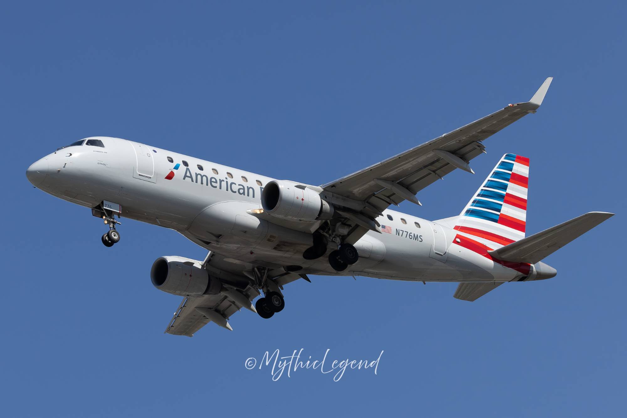American Eagle N776MS at KEWR by MythicLegend