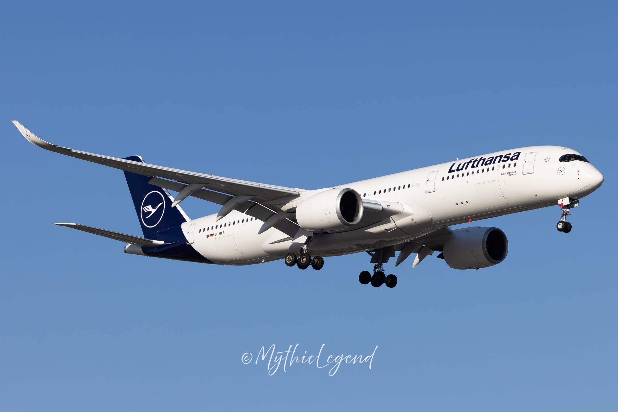 Lufthansa D-AIXZ at KEWR by MythicLegend