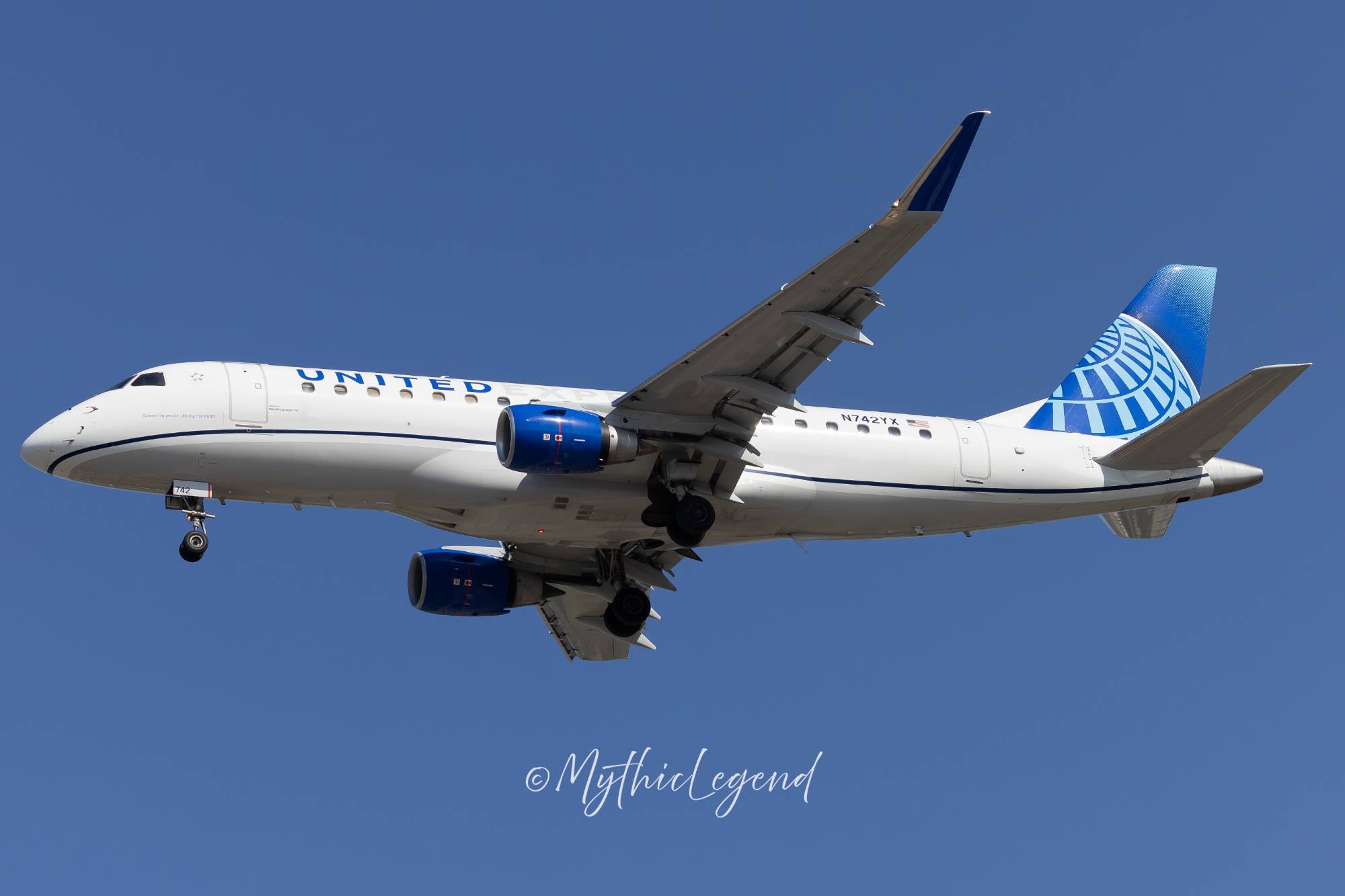 United Express N742YX at KEWR by MythicLegend