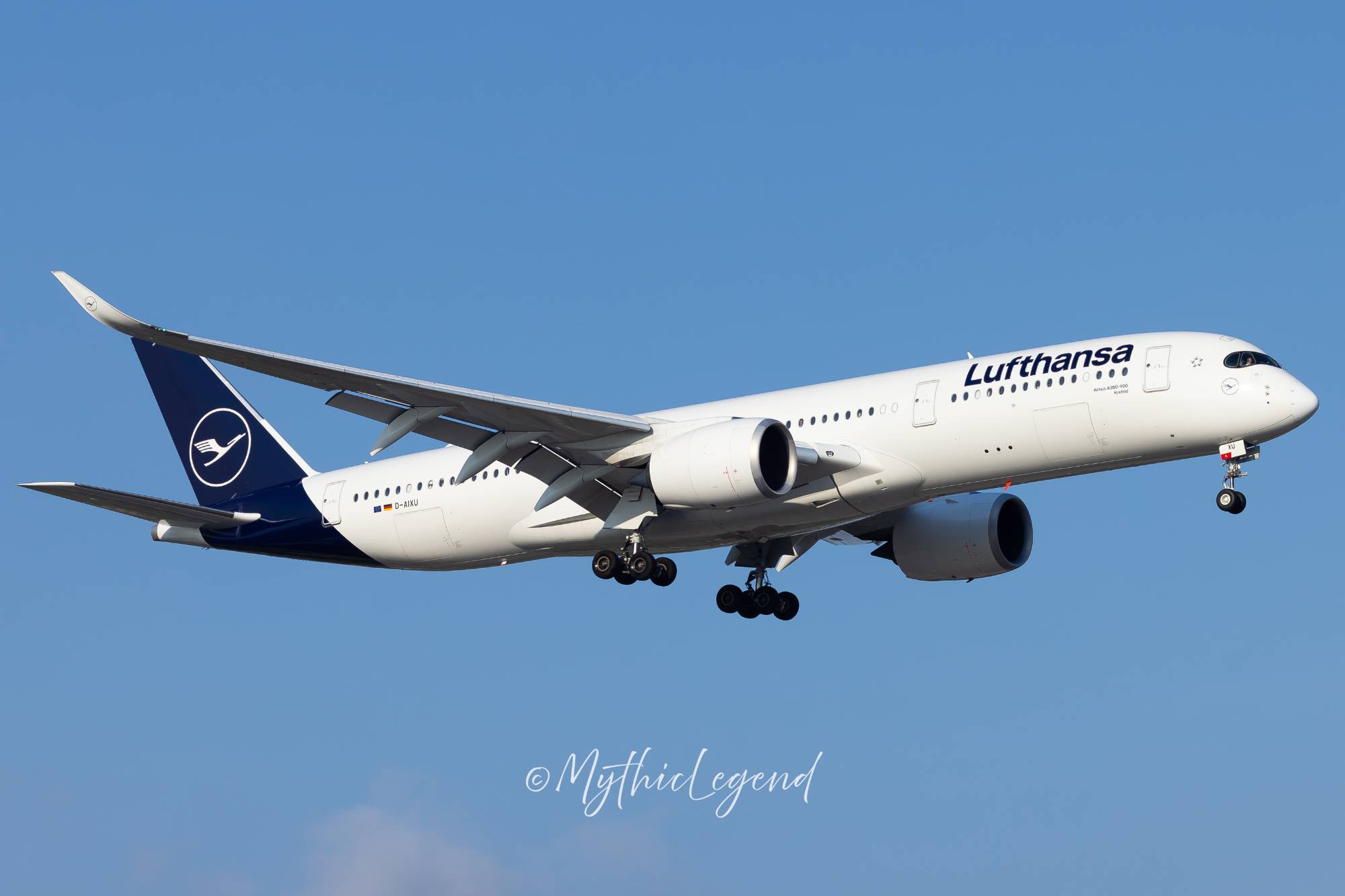 Lufthansa D-AIXU at KEWR by MythicLegend