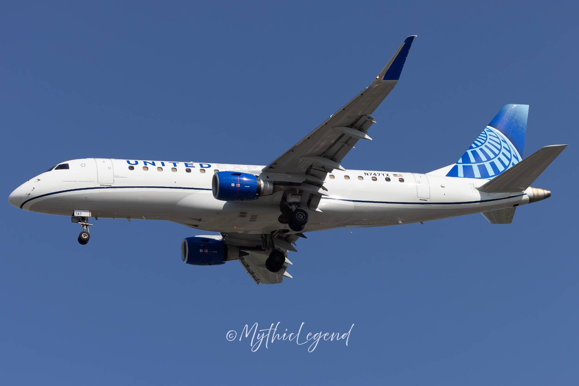 United Express N747YX at KEWR by MythicLegend