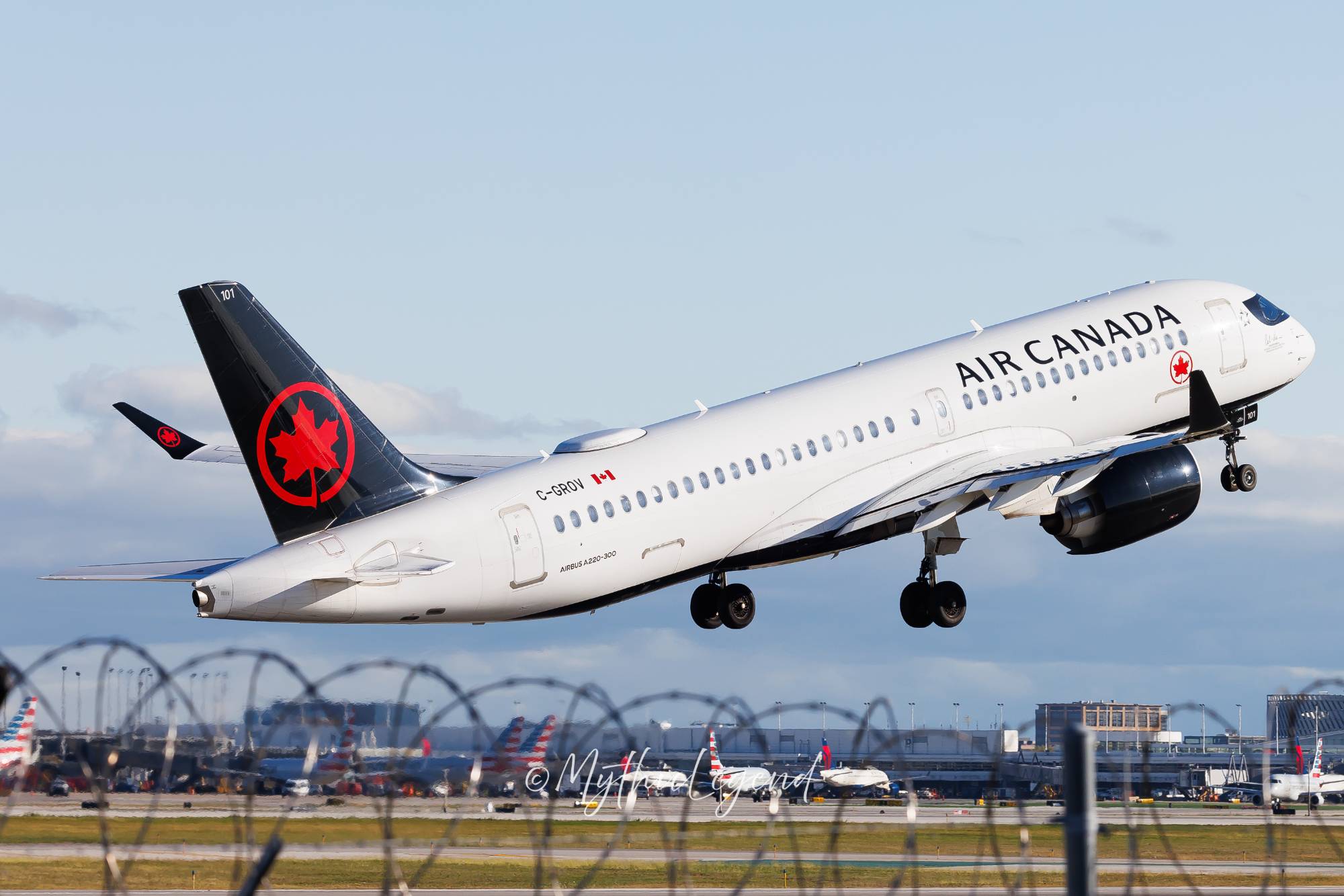 Air Canada C-GROV at KORD by MythicLegend