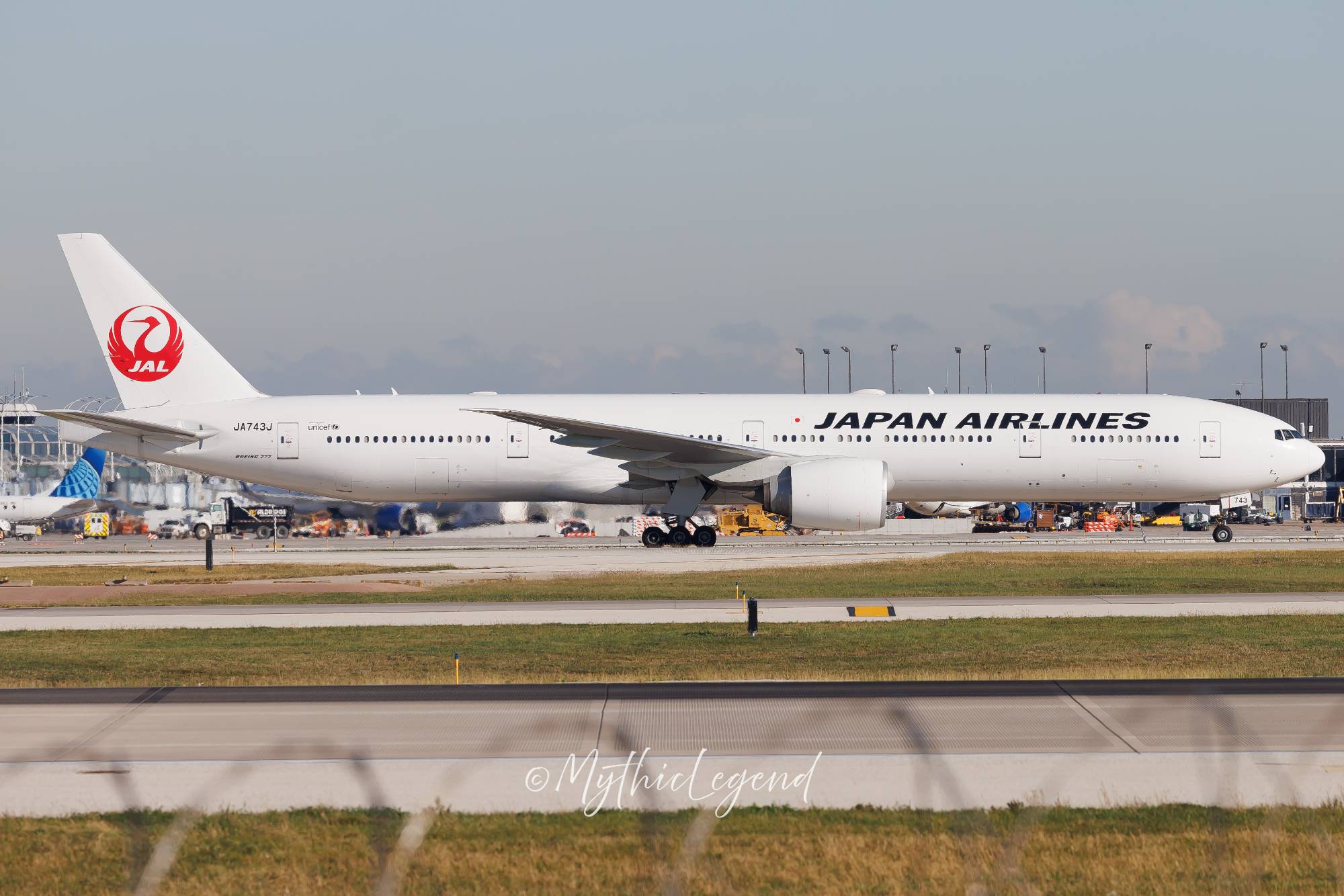 Japan Airlines JA743J at KORD by MythicLegend