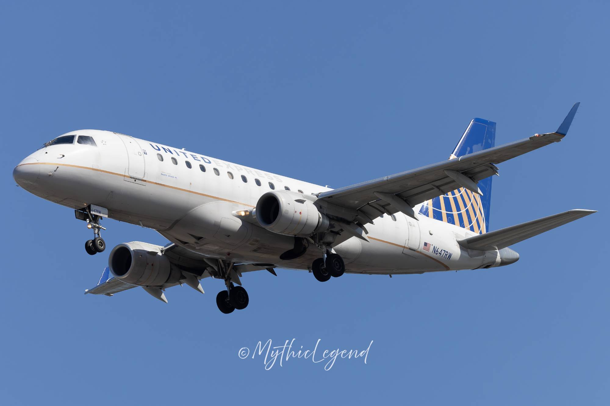United Express N647RW at KEWR by MythicLegend