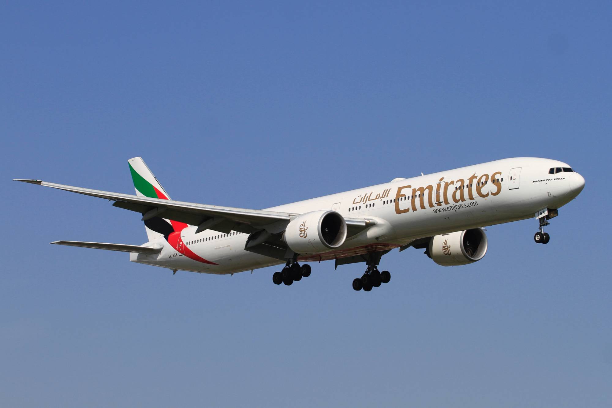 Emirates A6-EGM at EPWA by Jetcob