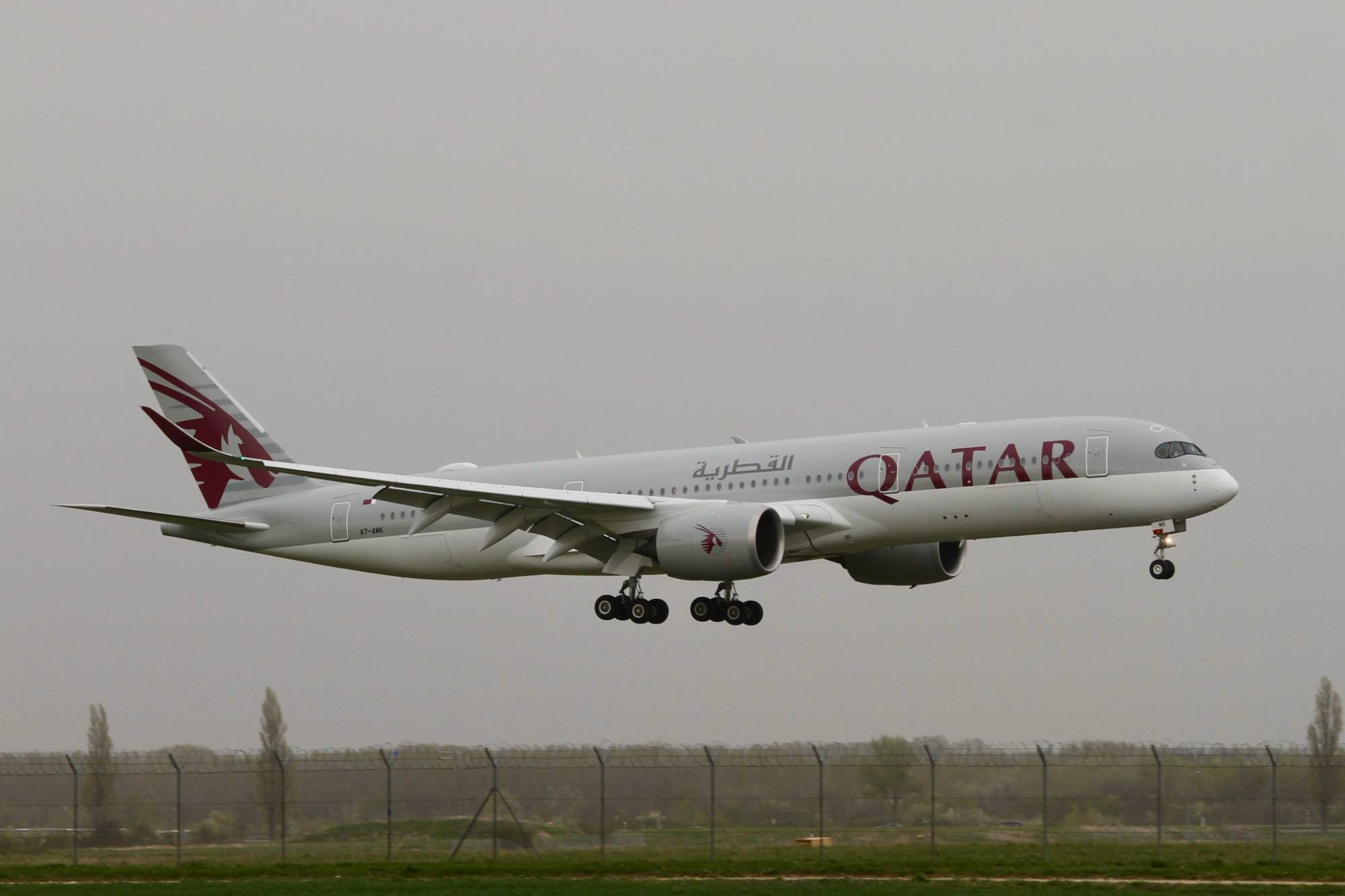 Qatar Airways A7-AMK at LOWW by Jetcob