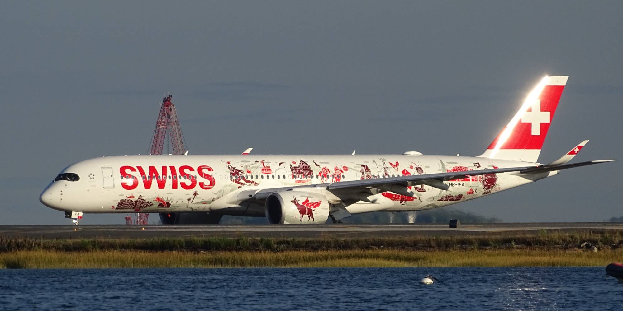 Swiss HB-IFA at KBOS by DuckOnABike