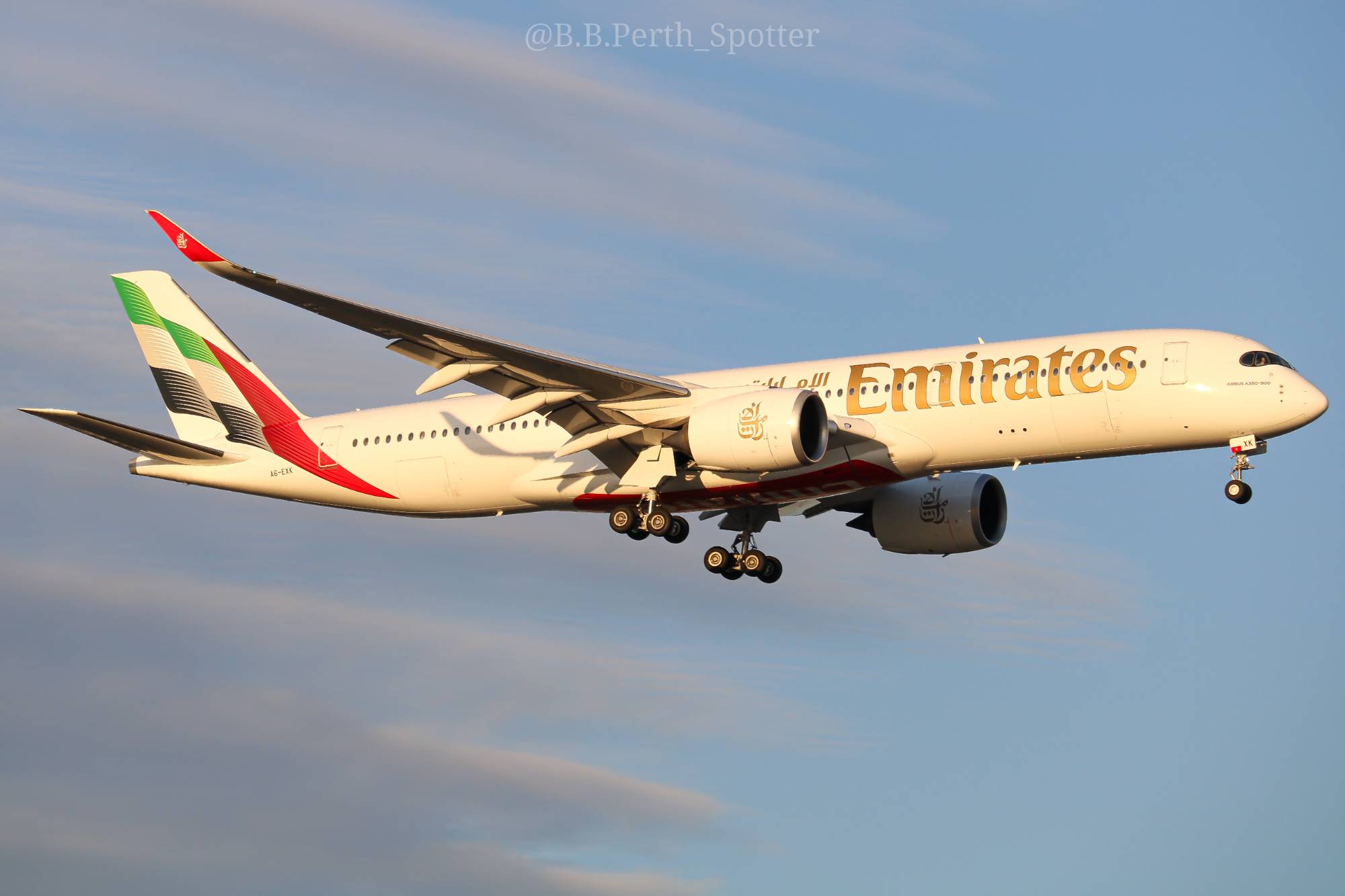 Emirates A6-EXK at YPPH by boydbayley