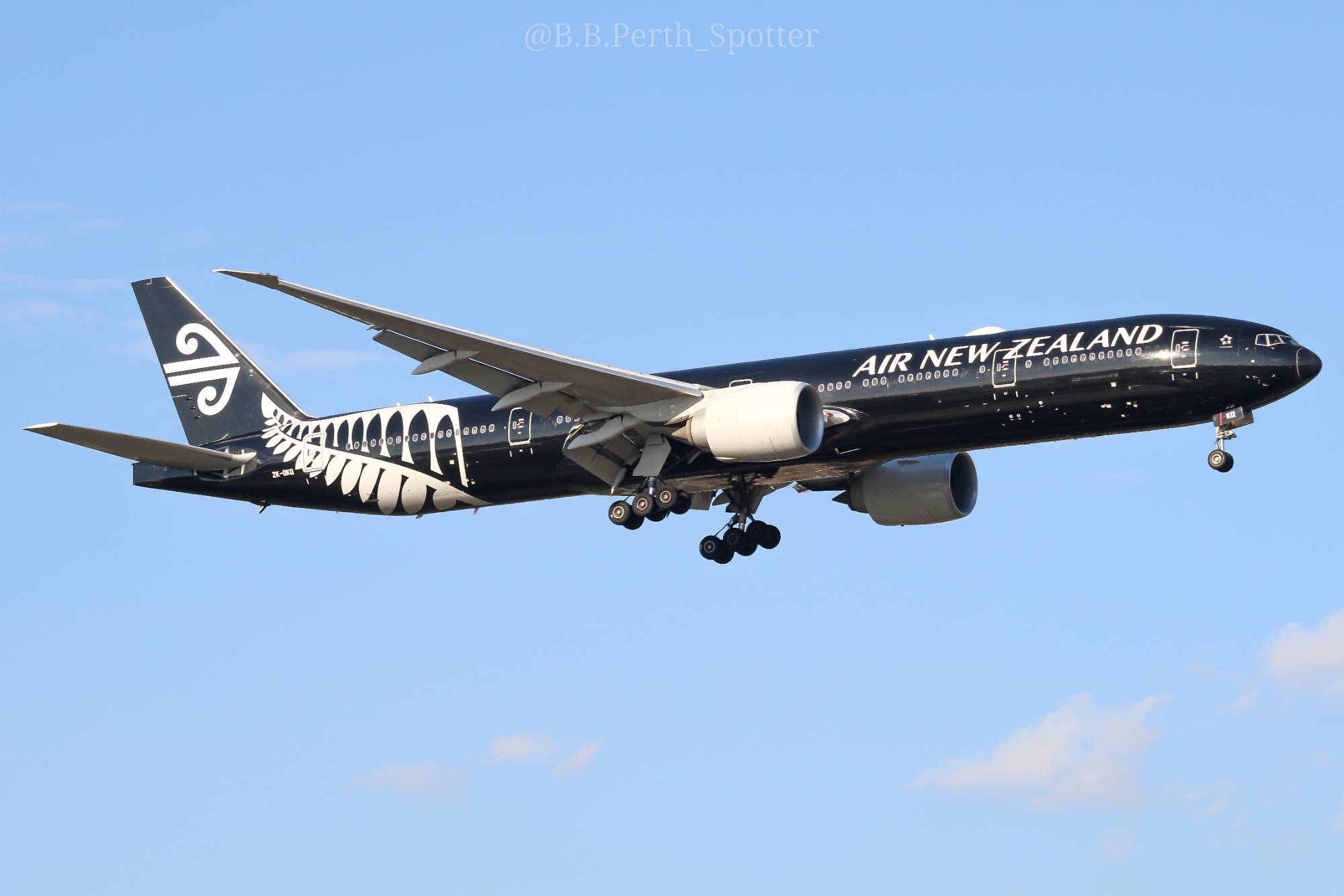 Air New Zealand ZK-OKQ at YPPH by boydbayley