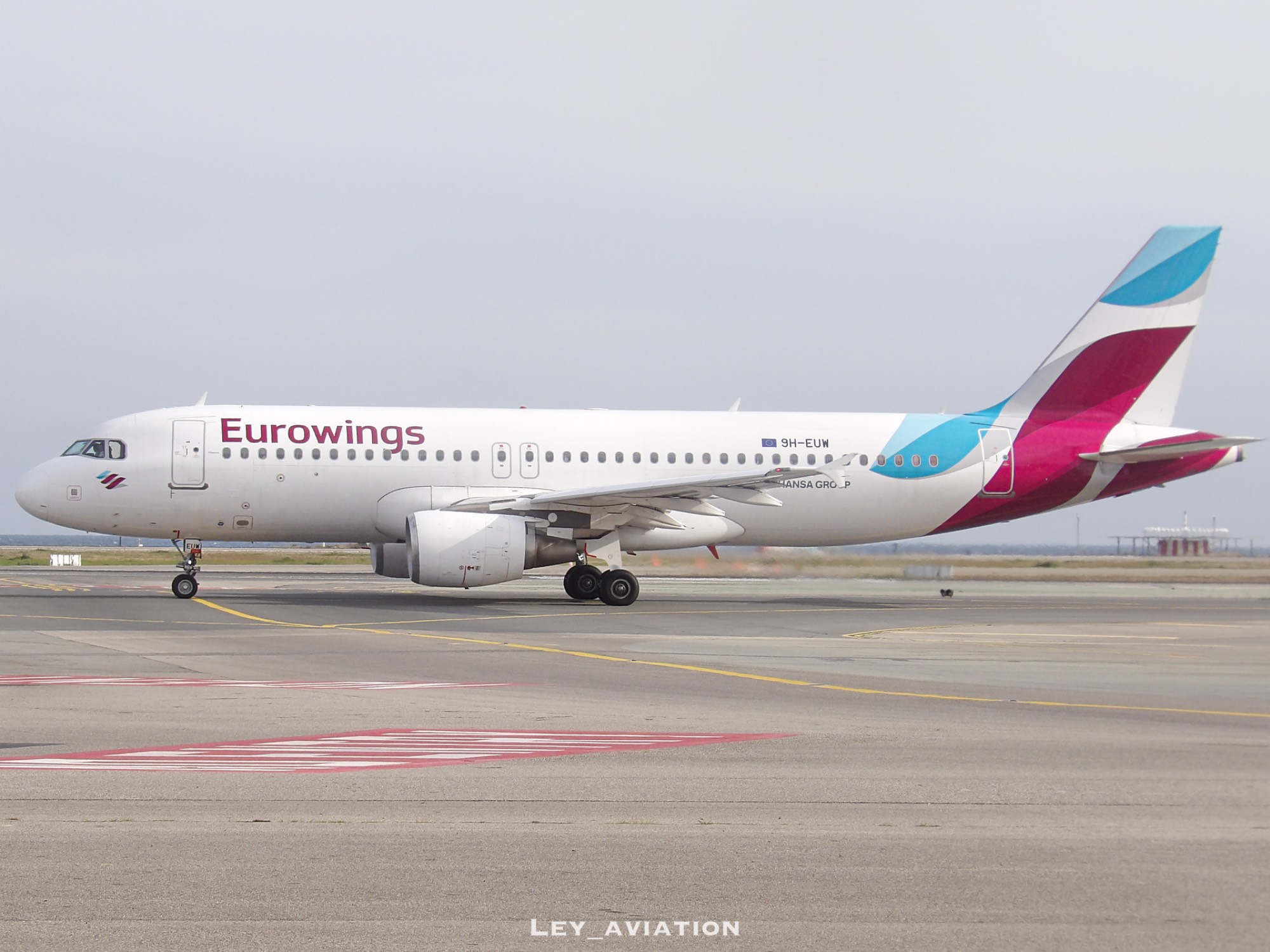 Eurowings 9H-EUW at LFMN by Leyphotography