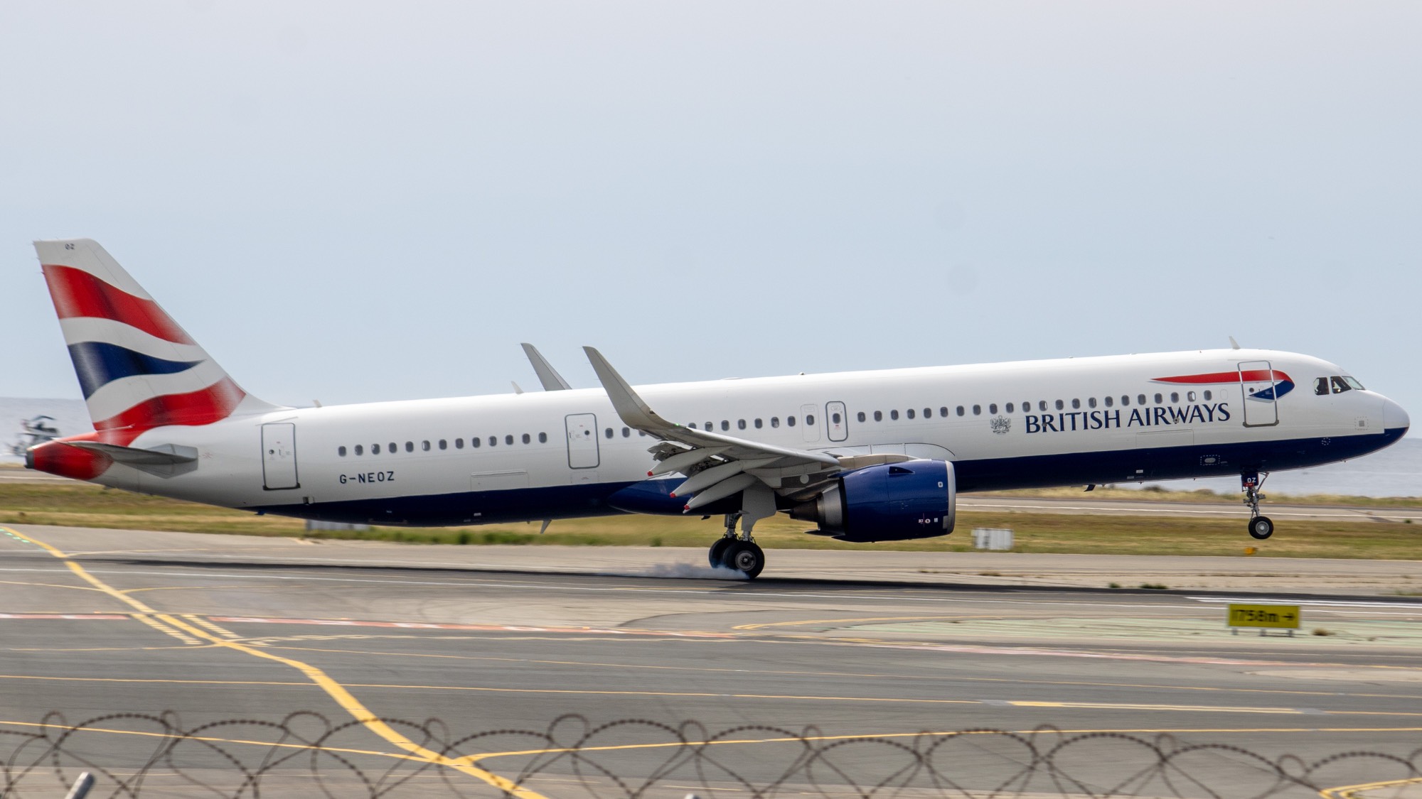 British Airways G-NEOW at LFMN by Leyphotography