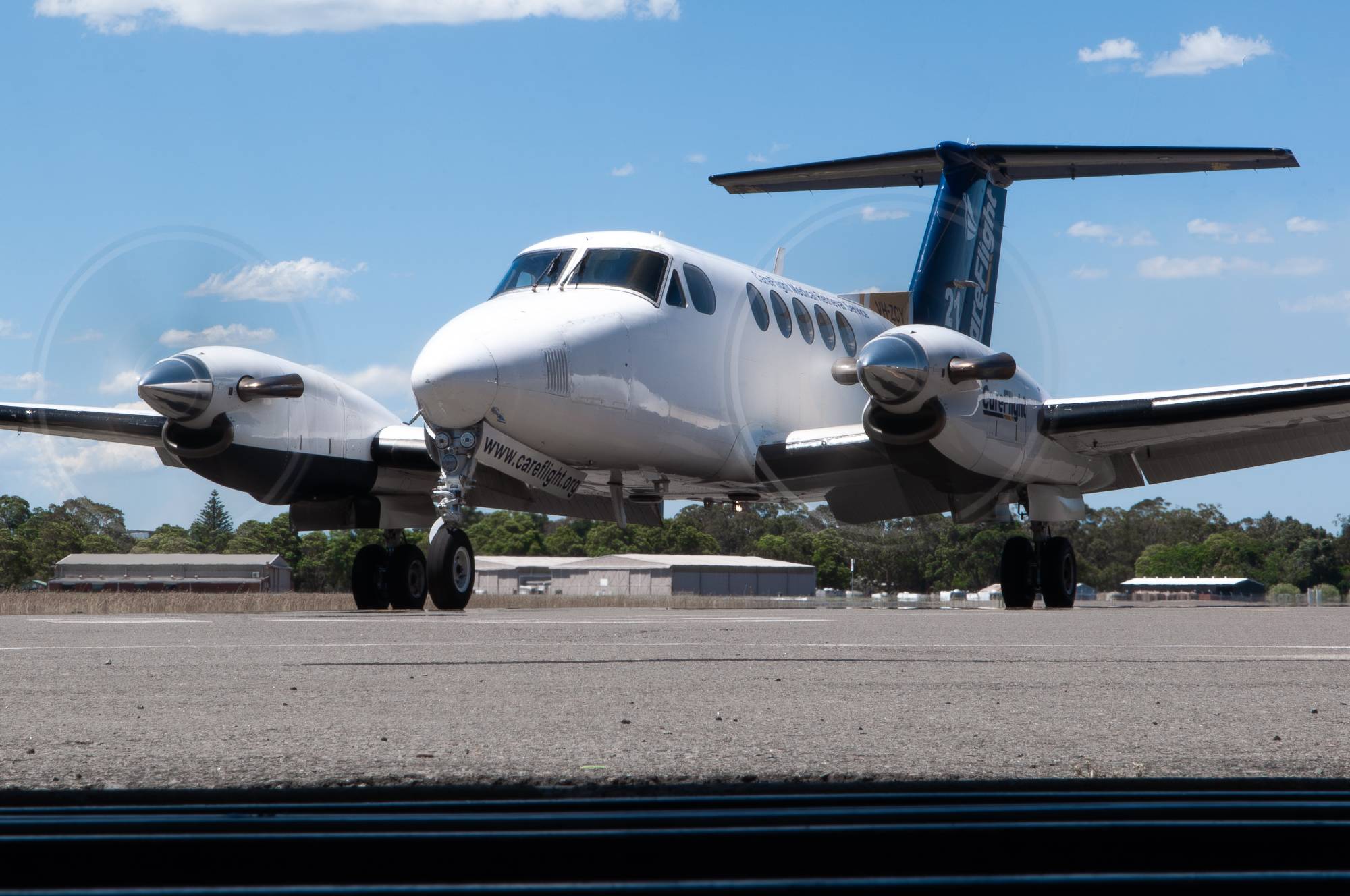 CareFlight VH-ZCY at YWLM by Sharpey