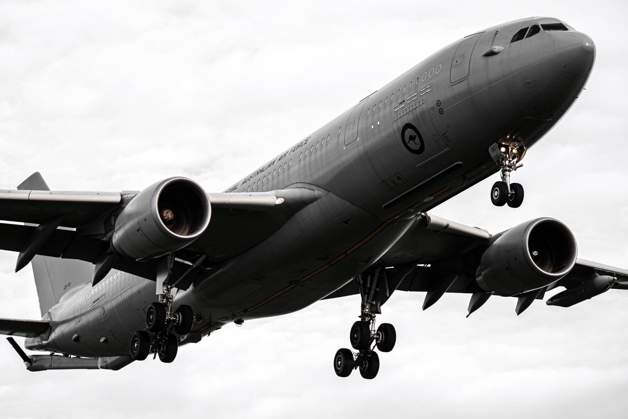 Royal Australian Air Force A39-001 at YWLM by Sharpey