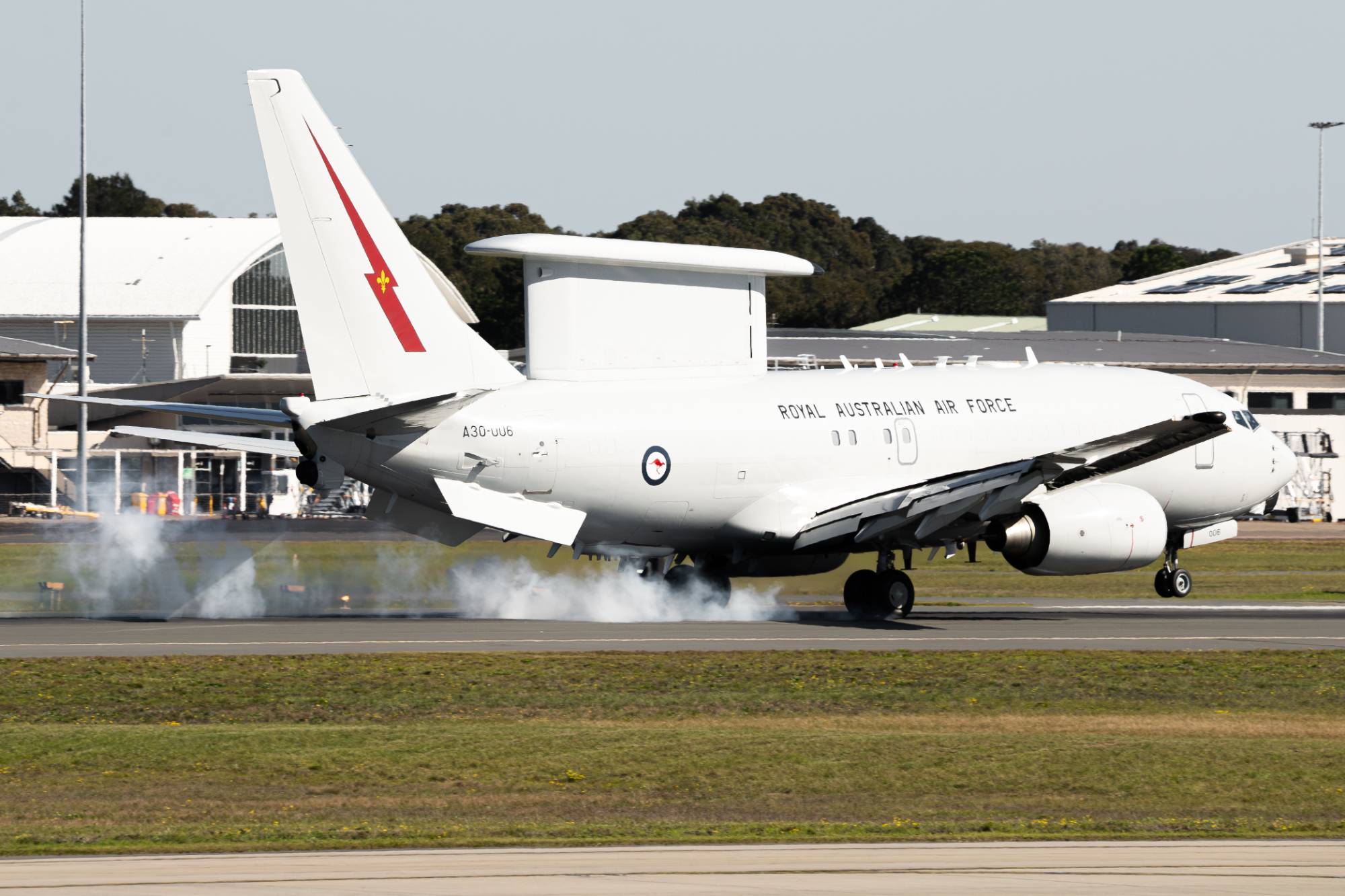Royal Australian Air Force A30-006 at YWLM by Sharpey