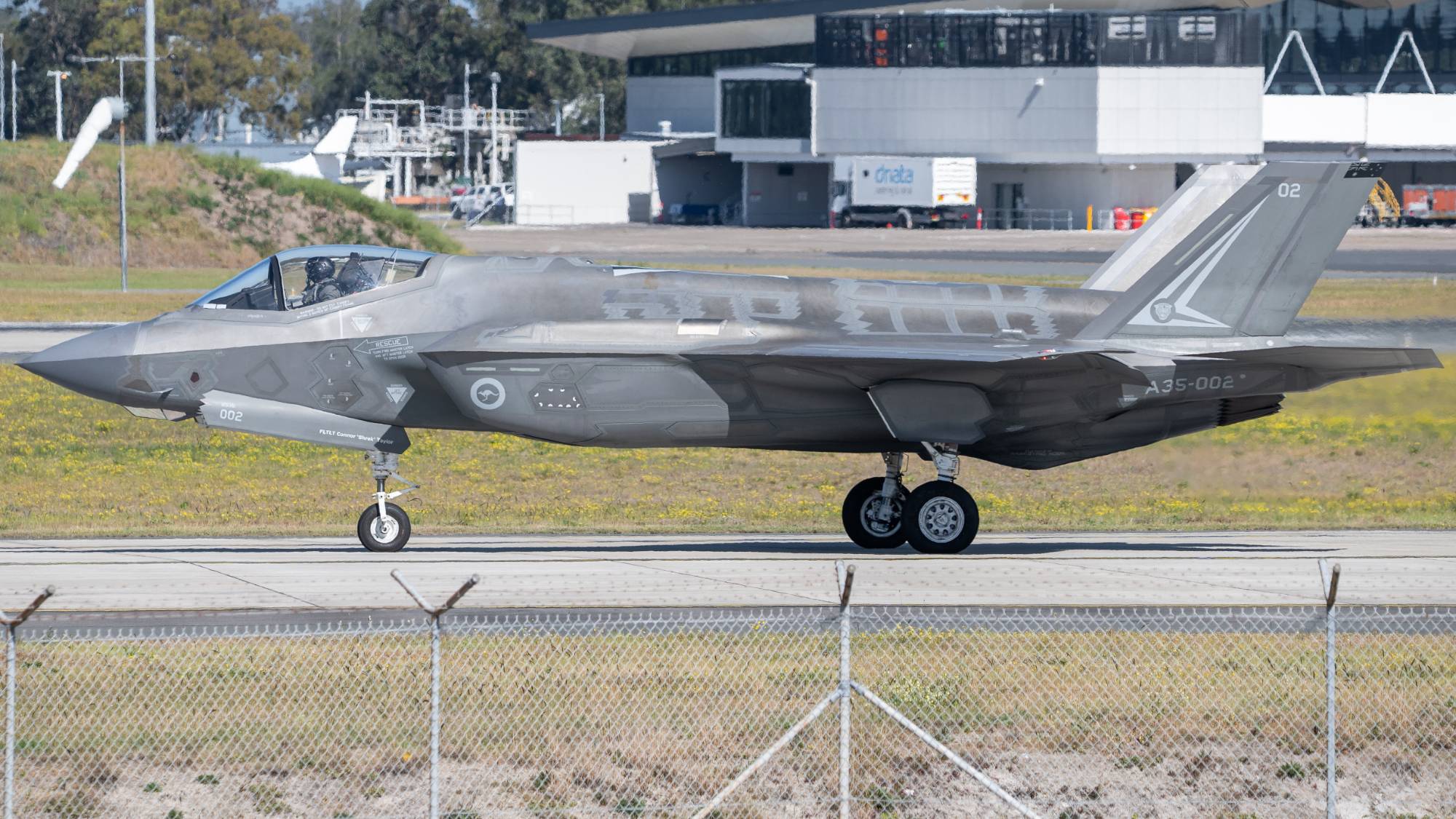 Royal Australian Air Force A35-002 at YWLM by Sharpey