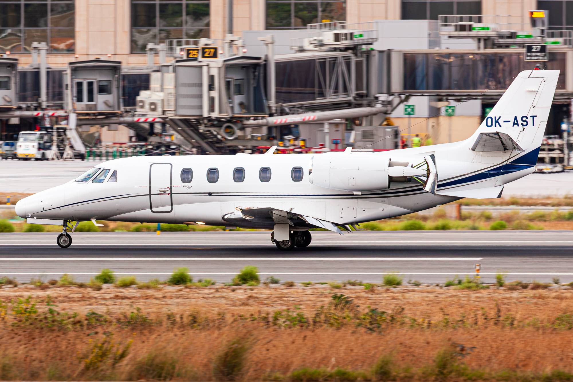 Air Bohemia OK-AST at LEMG by Kevin