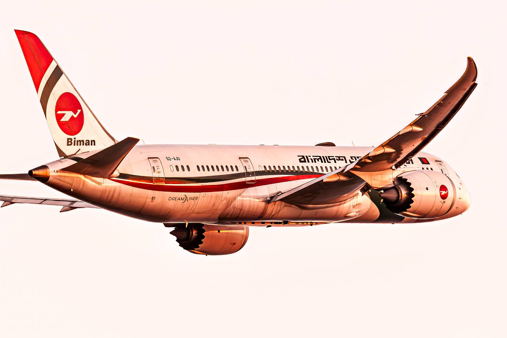 Bangladesh Airlines S2-AJU at LIRF by Kevin
