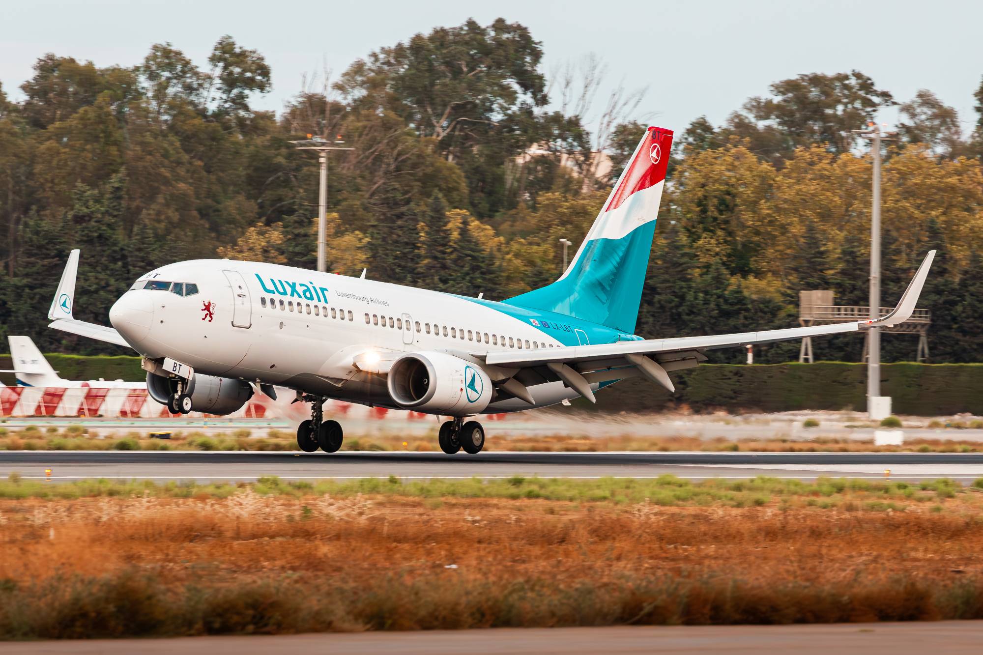 Luxair LX-LBT at LEMG by Kevin