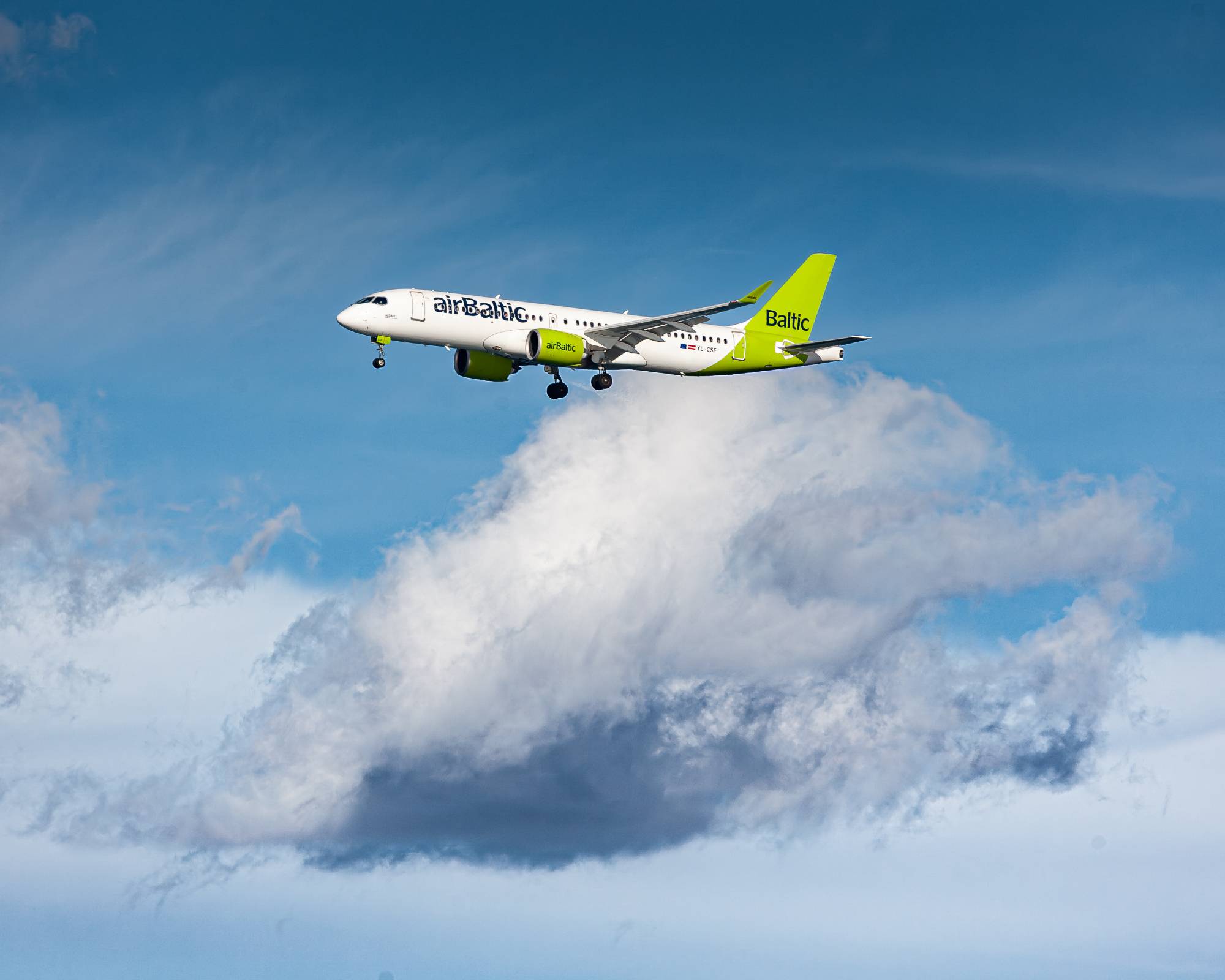 Air Baltic YL-CSF at LEMG by Kevin
