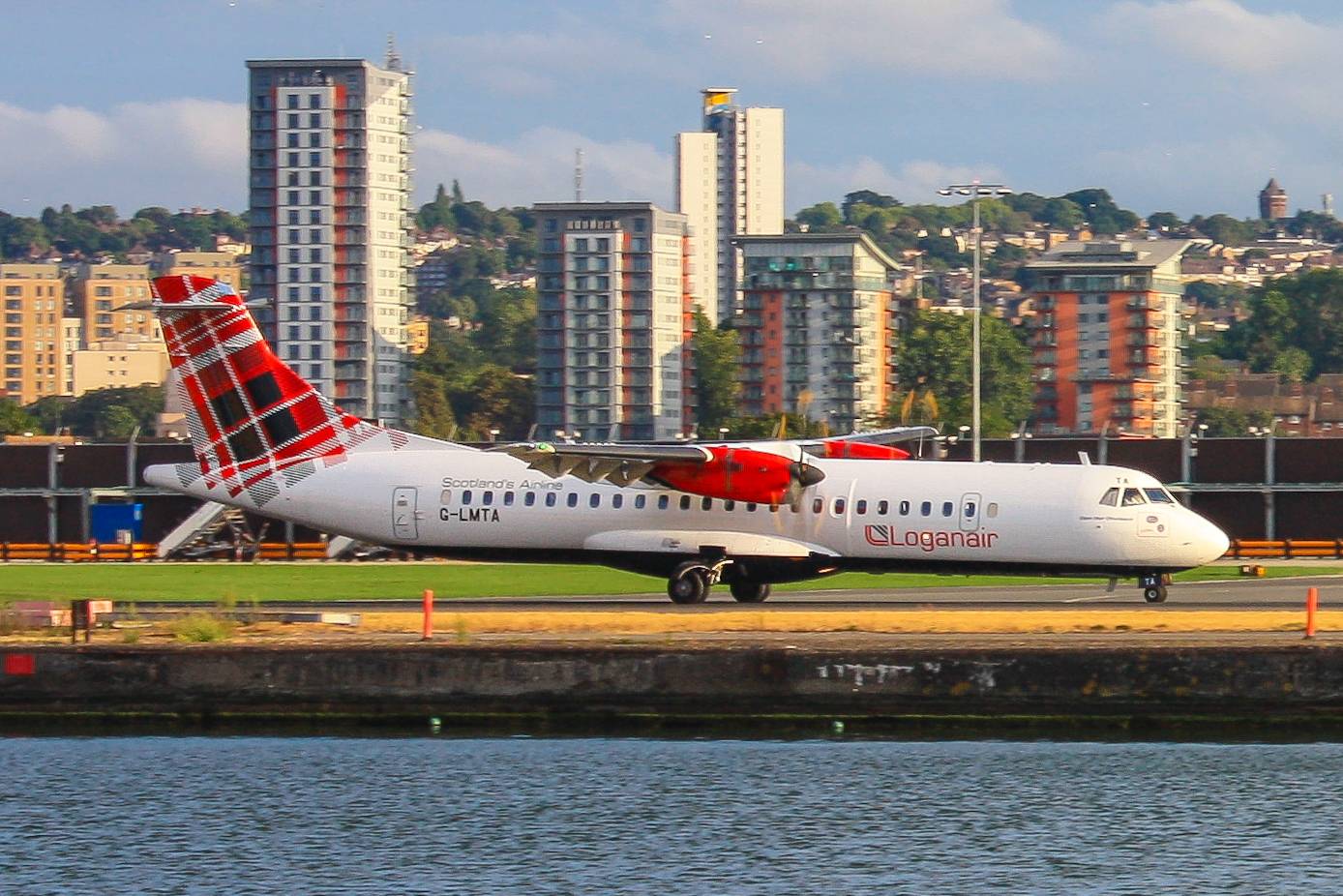 Loganair G-LMTA at EGLC by The_Heathrow_Fan