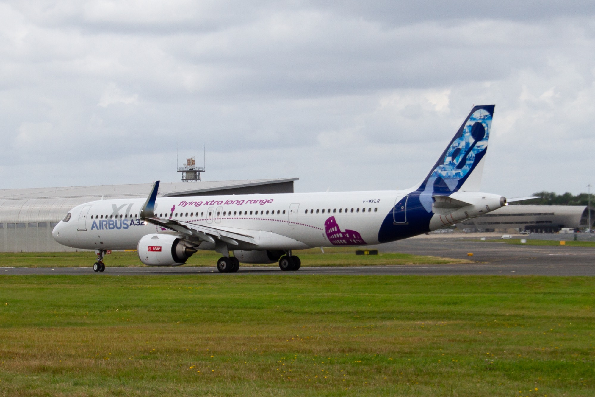 Airbus F-WXLR at EGLF by oscarbromilow