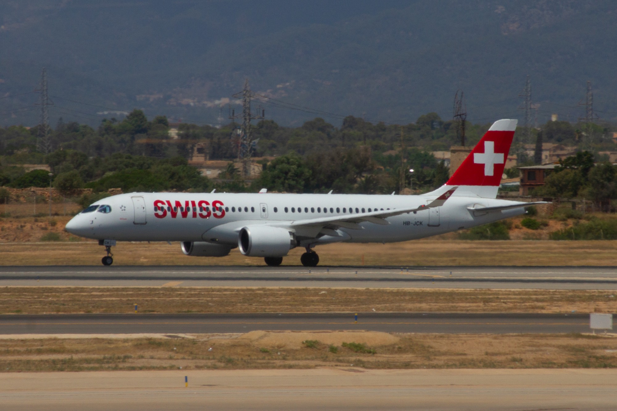Swiss HB-JCK at LEPA by oscarbromilow