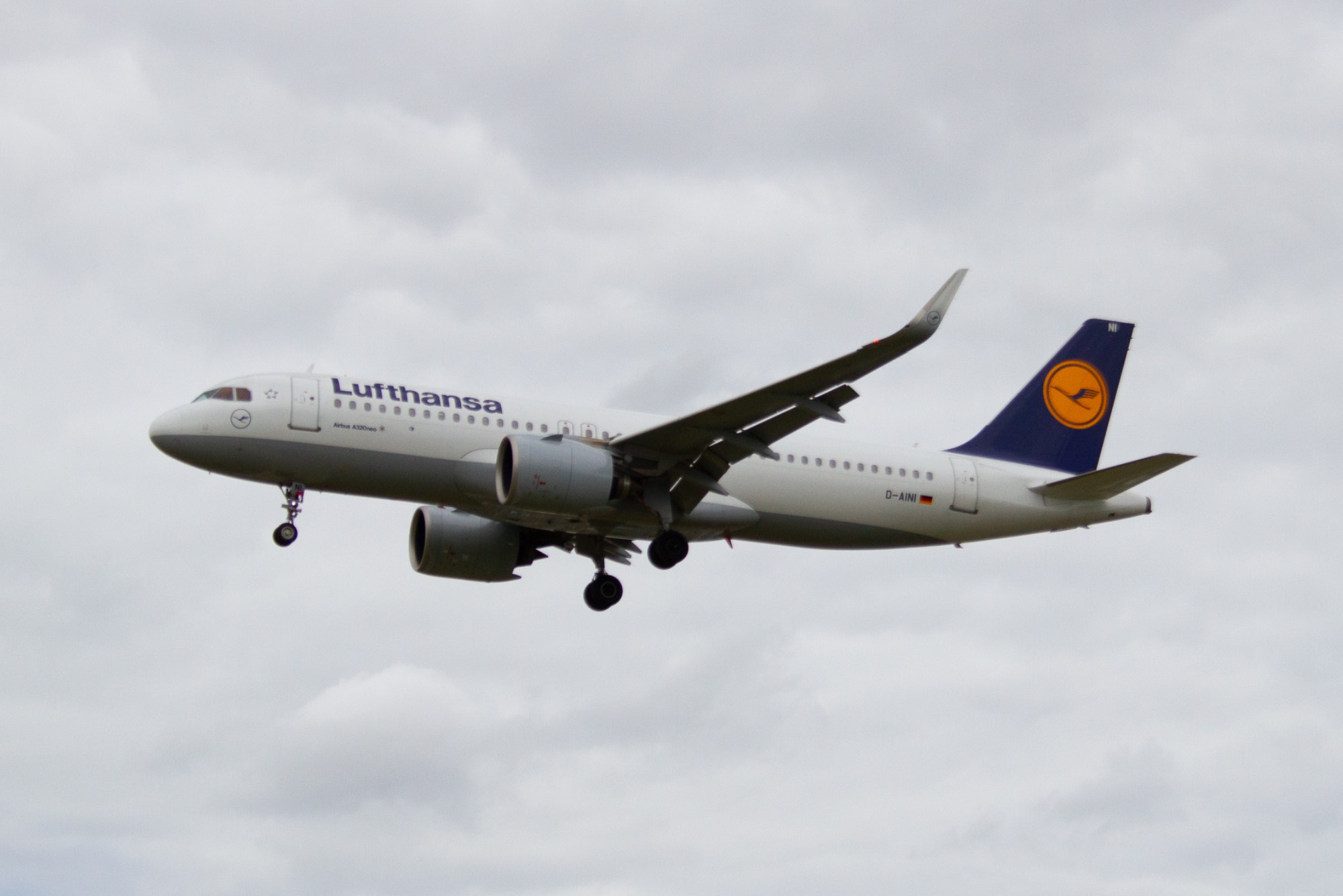 Lufthansa D-AINI at EGLL by oscarbromilow