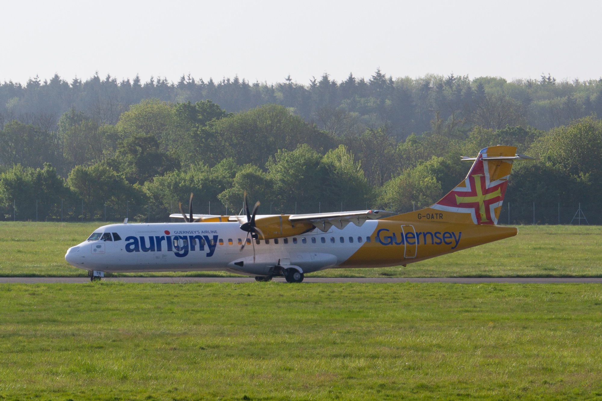 Aurigny G-OATR at EGHI by oscarbromilow