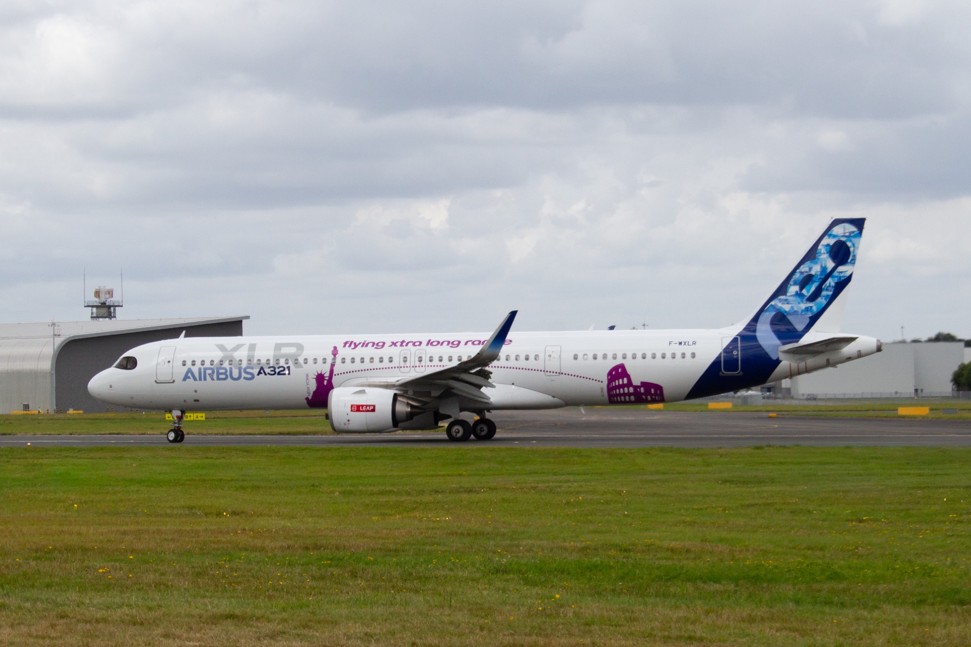 Airbus F-WXLR at EGLF by oscarbromilow