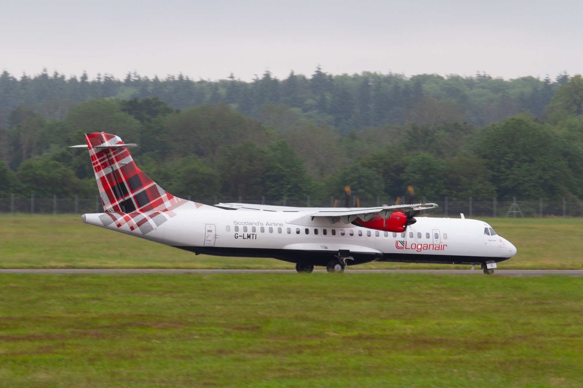Loganair G-LMTI at EGHI by oscarbromilow