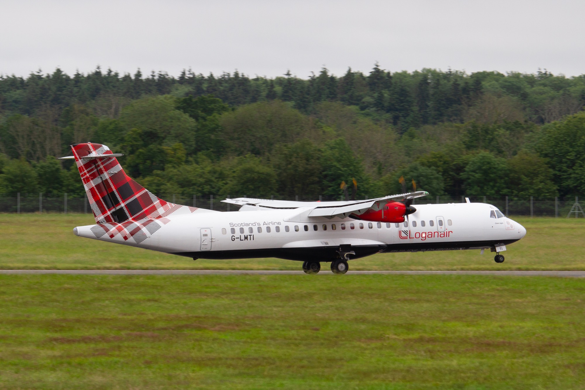 Loganair G-LMTI at EGHI by oscarbromilow