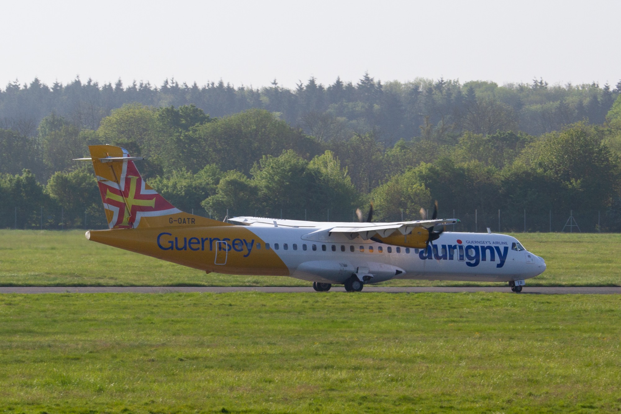 Aurigny G-OATR at EGHI by oscarbromilow