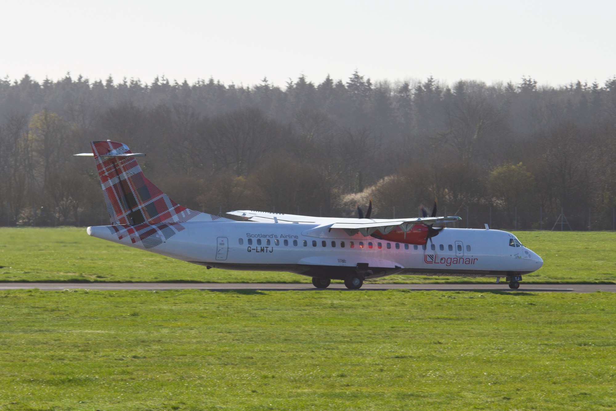 Loganair G-LMTJ at EGHI by oscarbromilow