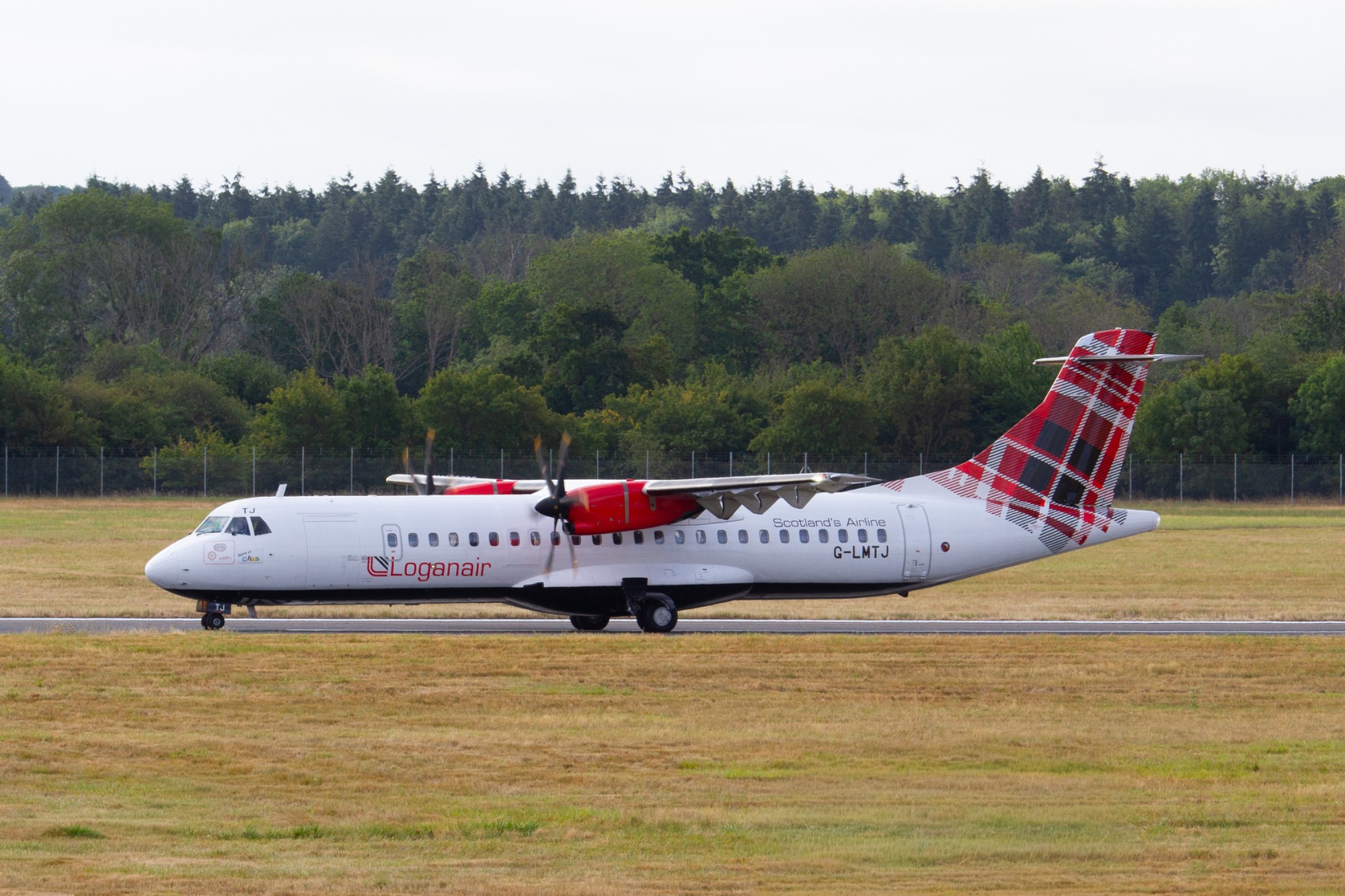 Loganair G-LMTJ at EGHI by oscarbromilow