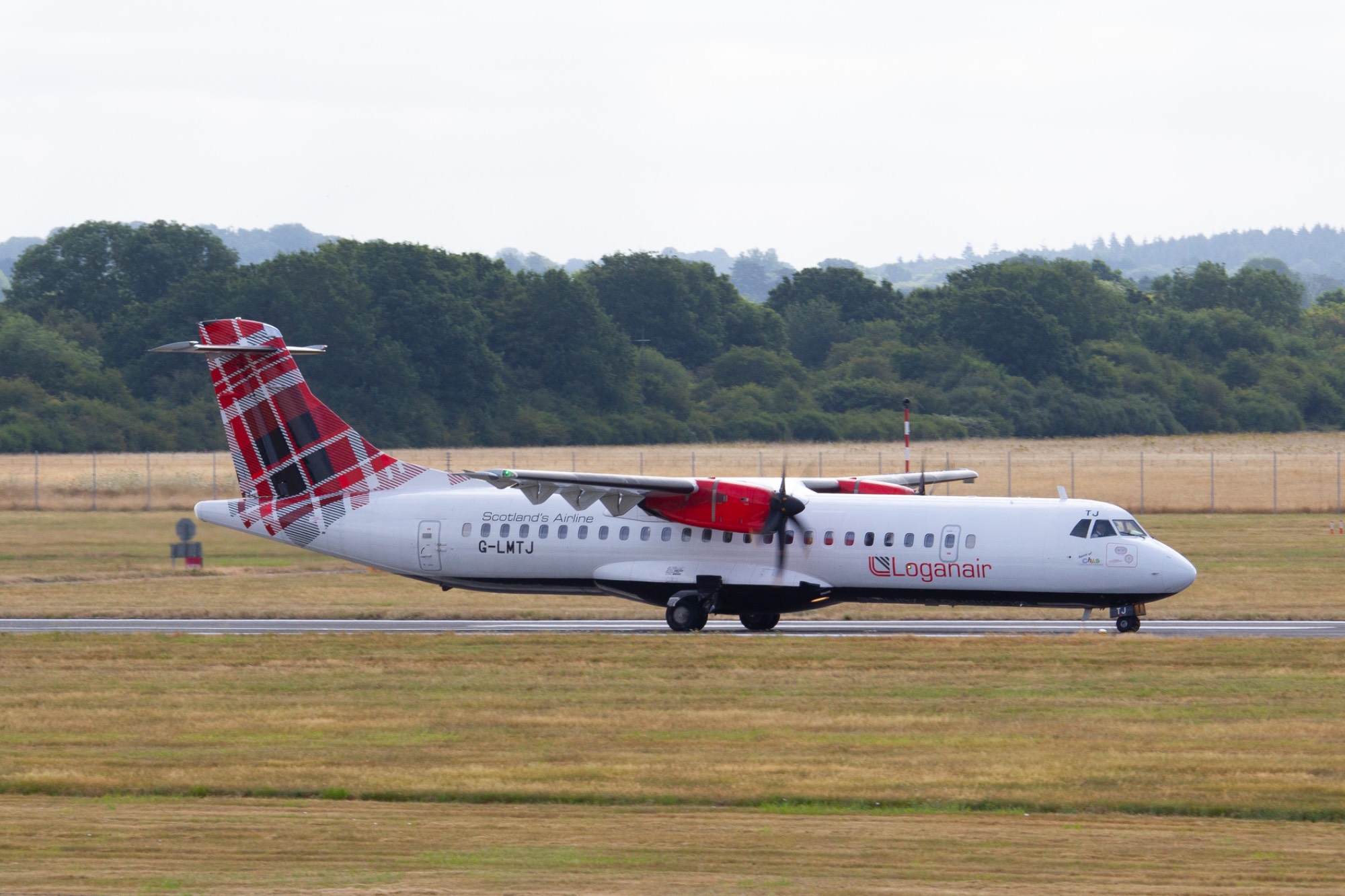 Loganair G-LMTJ at EGHI by oscarbromilow
