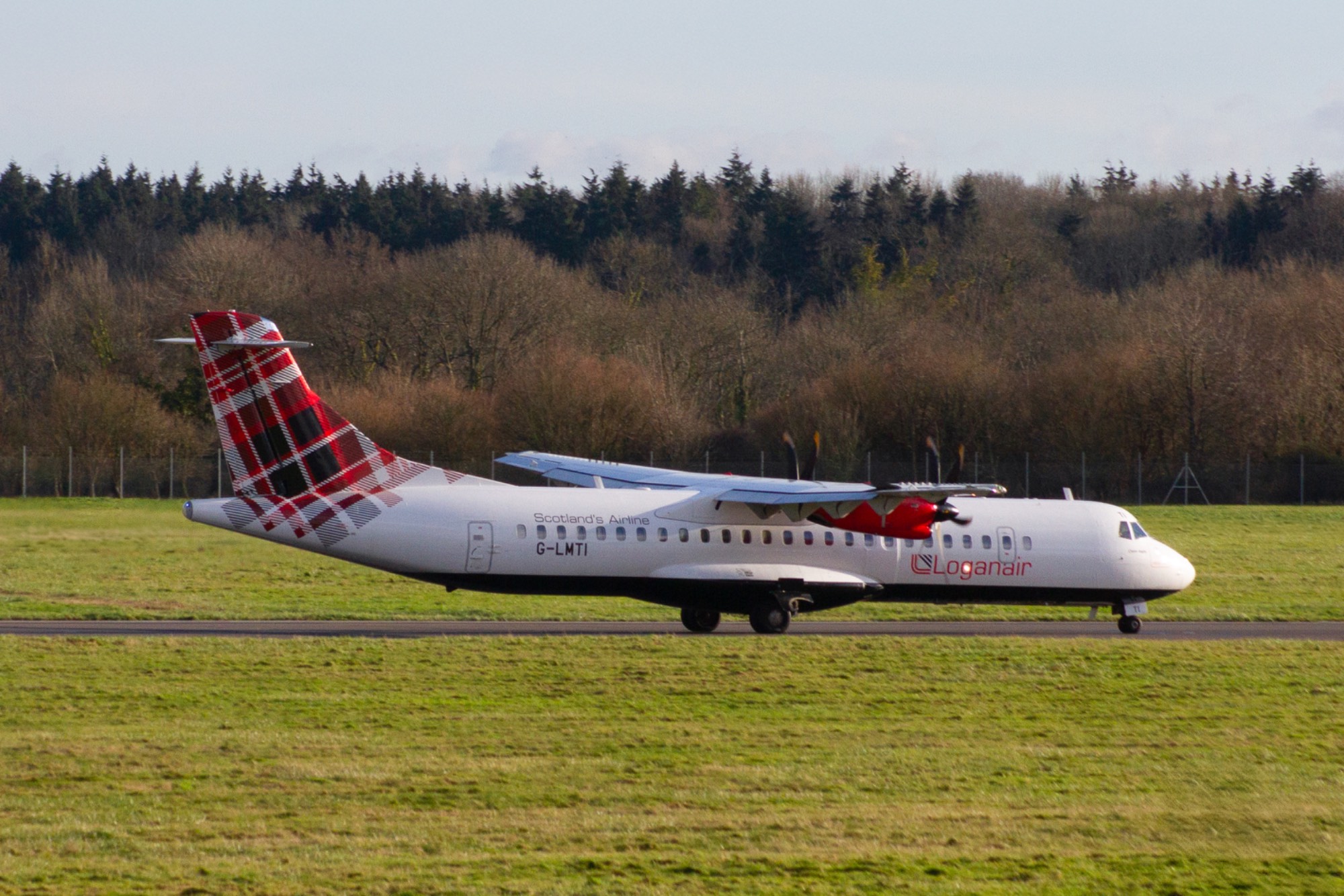 Loganair G-LMTI at EGHI by oscarbromilow