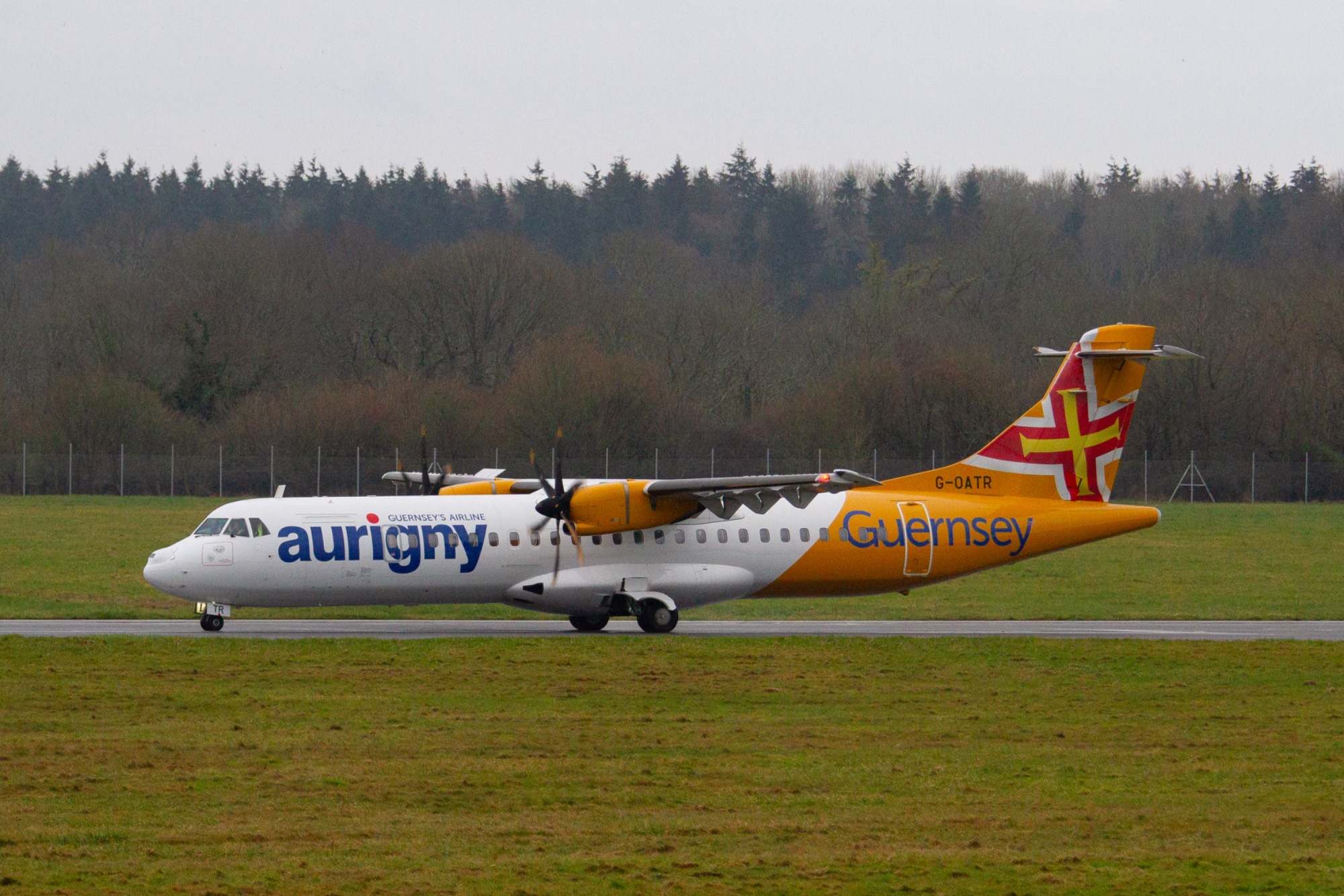 Aurigny G-OATR at EGHI by oscarbromilow