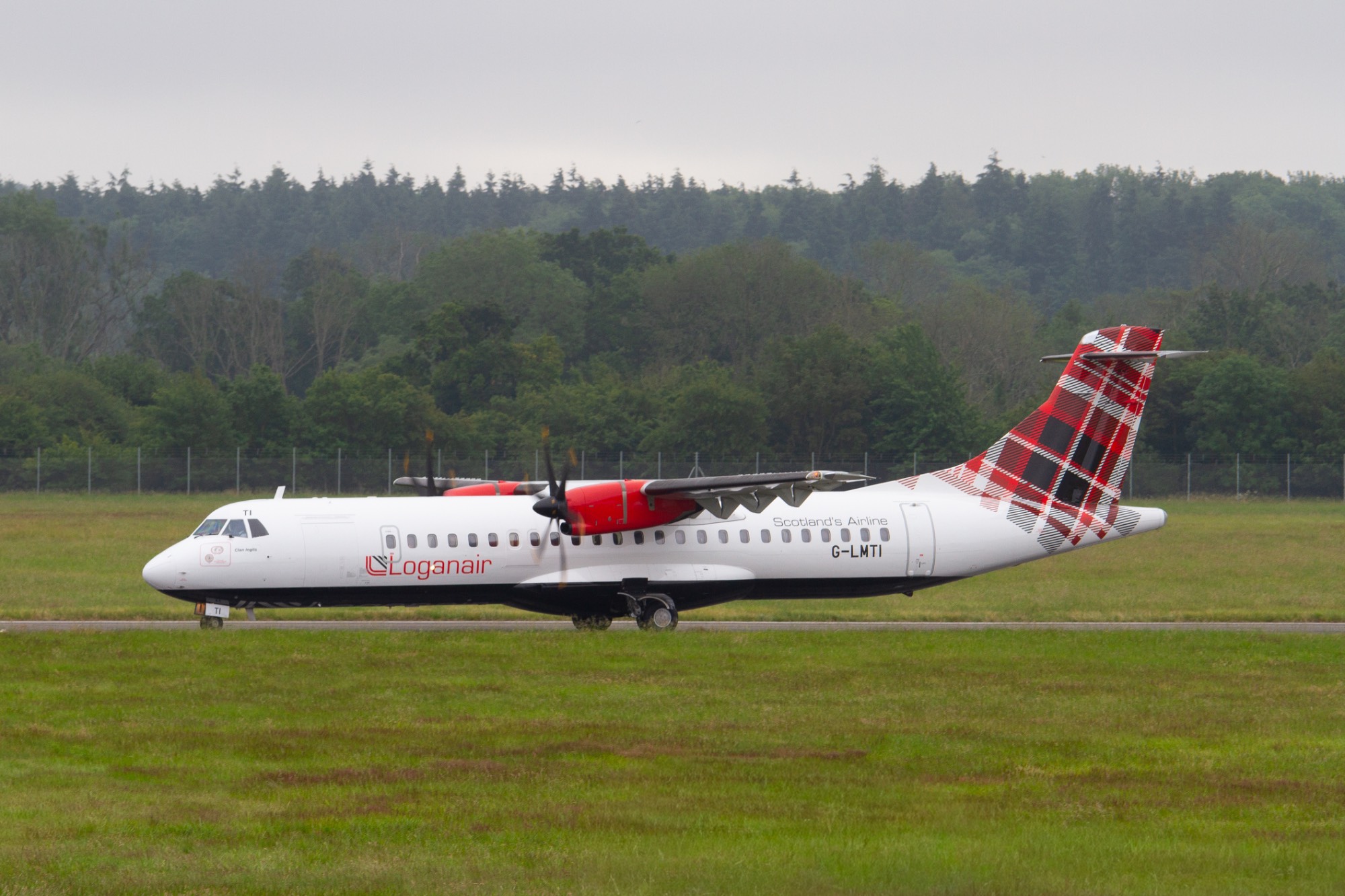 Loganair G-LMTI at EGHI by oscarbromilow