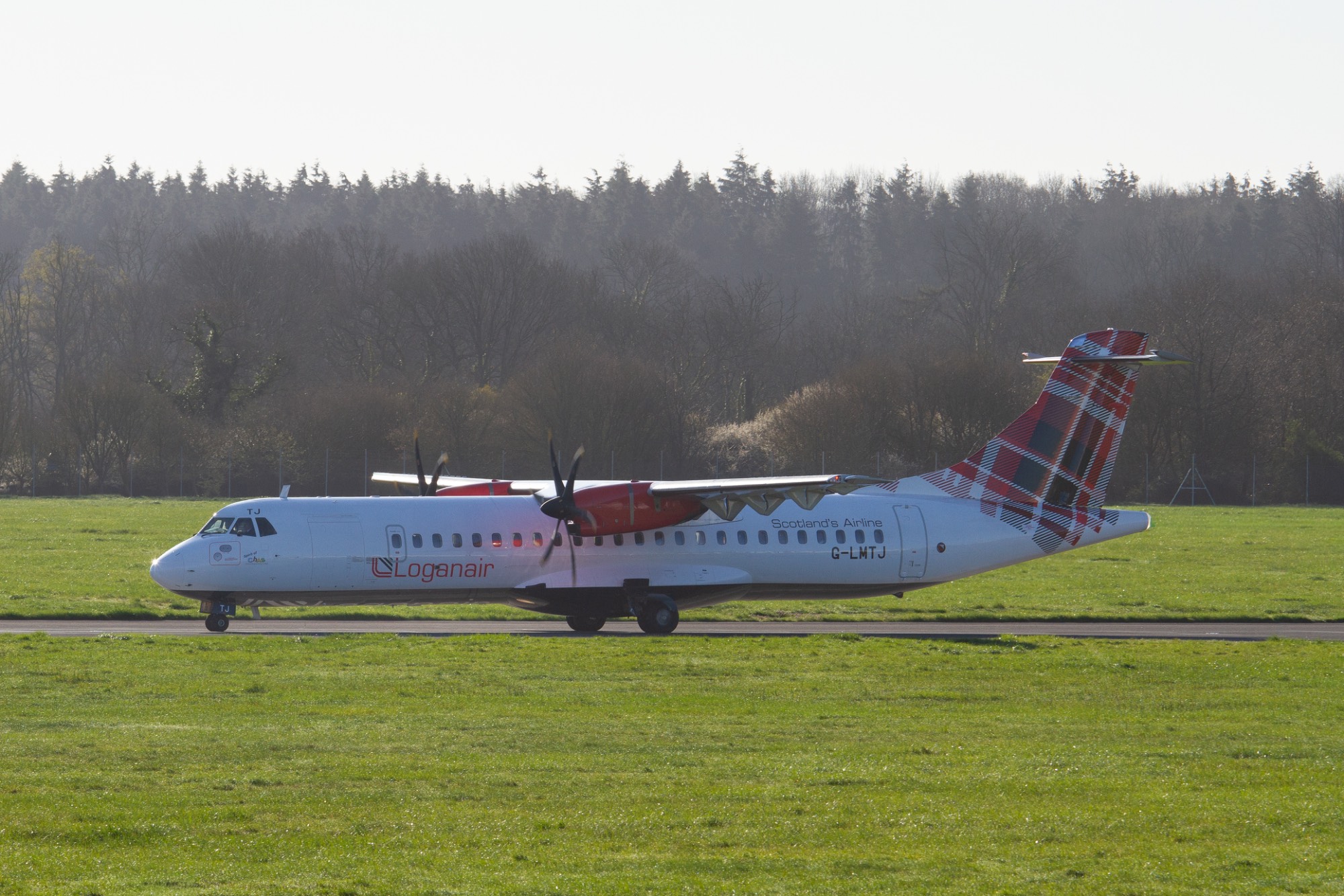 Loganair G-LMTJ at EGHI by oscarbromilow