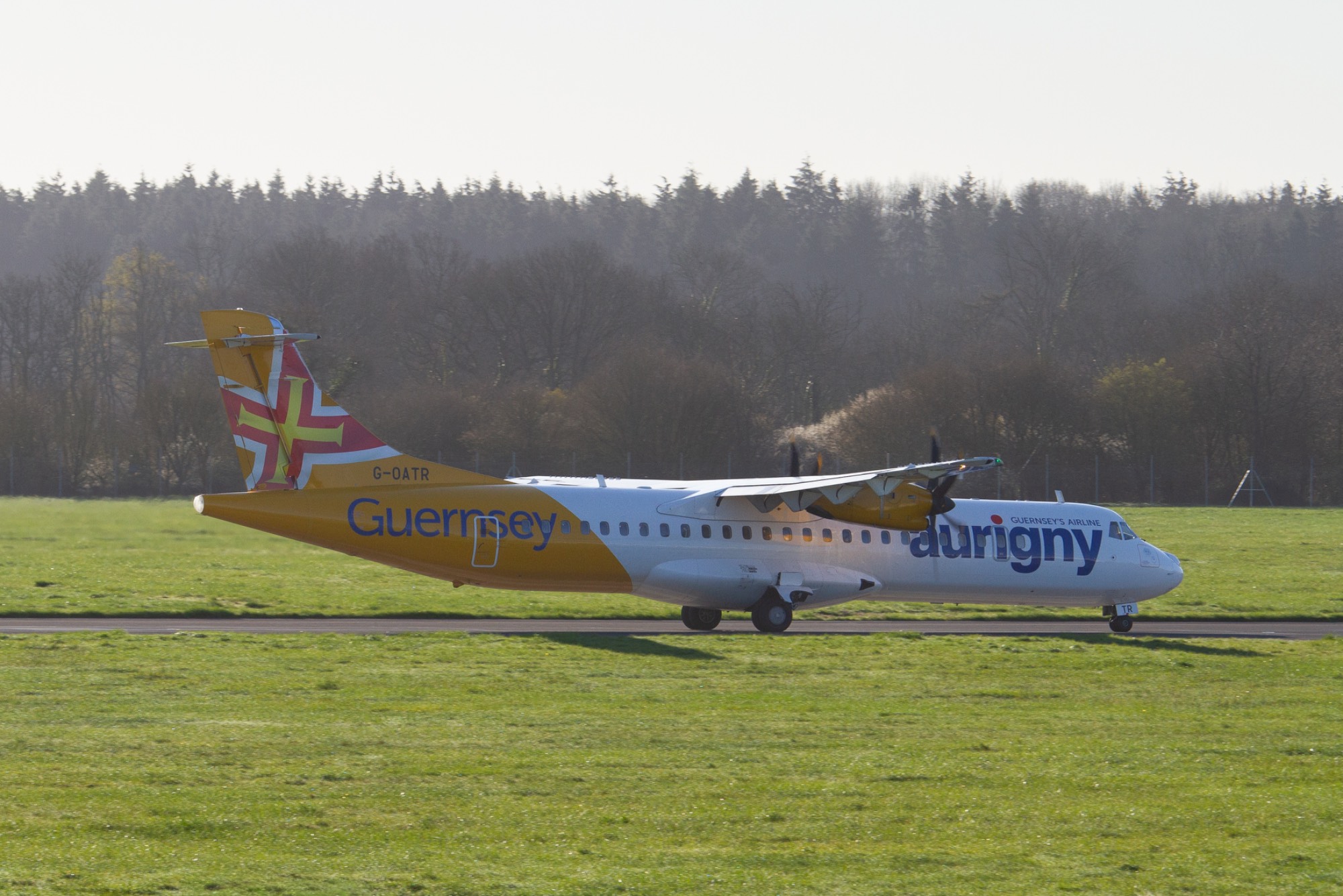 Aurigny G-OATR at EGHI by oscarbromilow