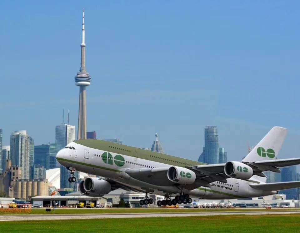 Go Transit Airlines C-GOOO at CYTZ by A350