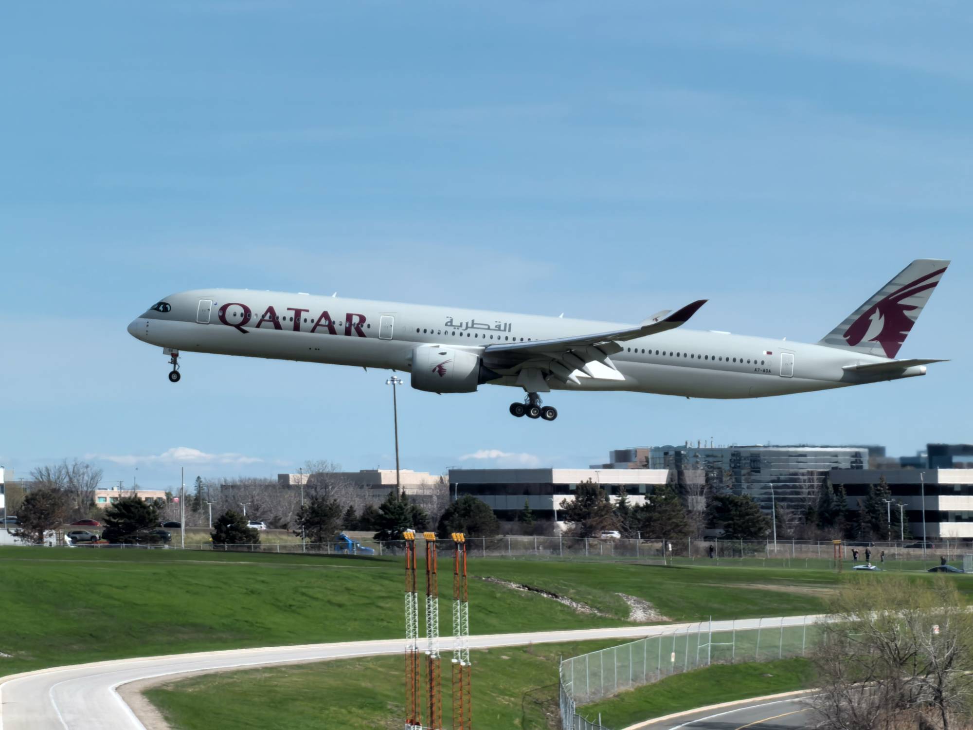 Qatar Airways A7-AOA at cyyz by A350