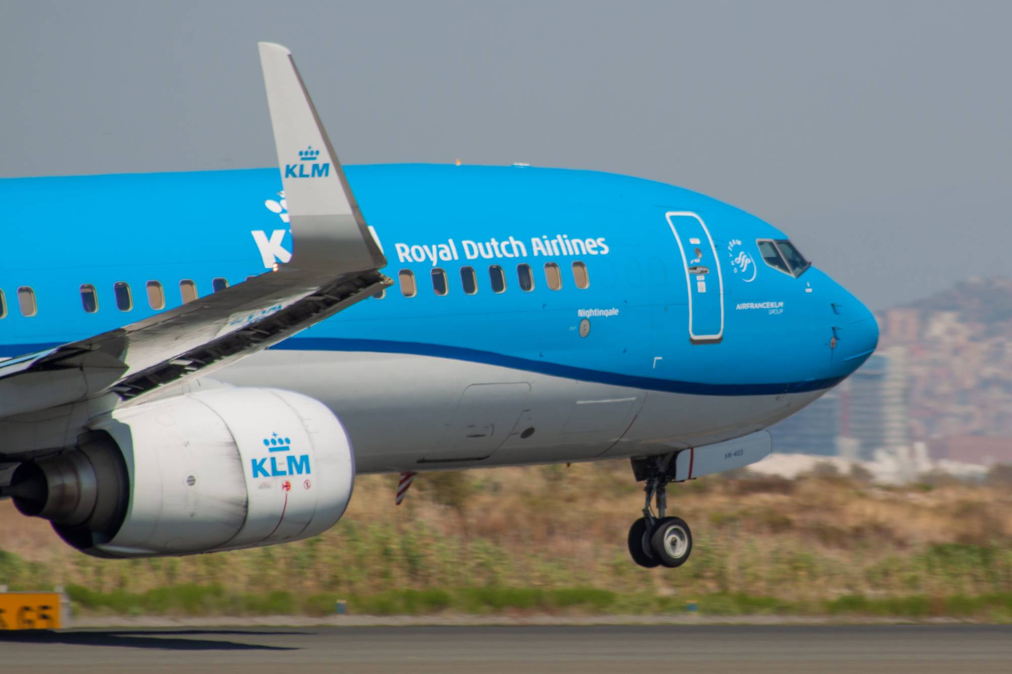 KLM Royal Dutch Airlines PH-BXR at LEBL by jorgealvarezsan